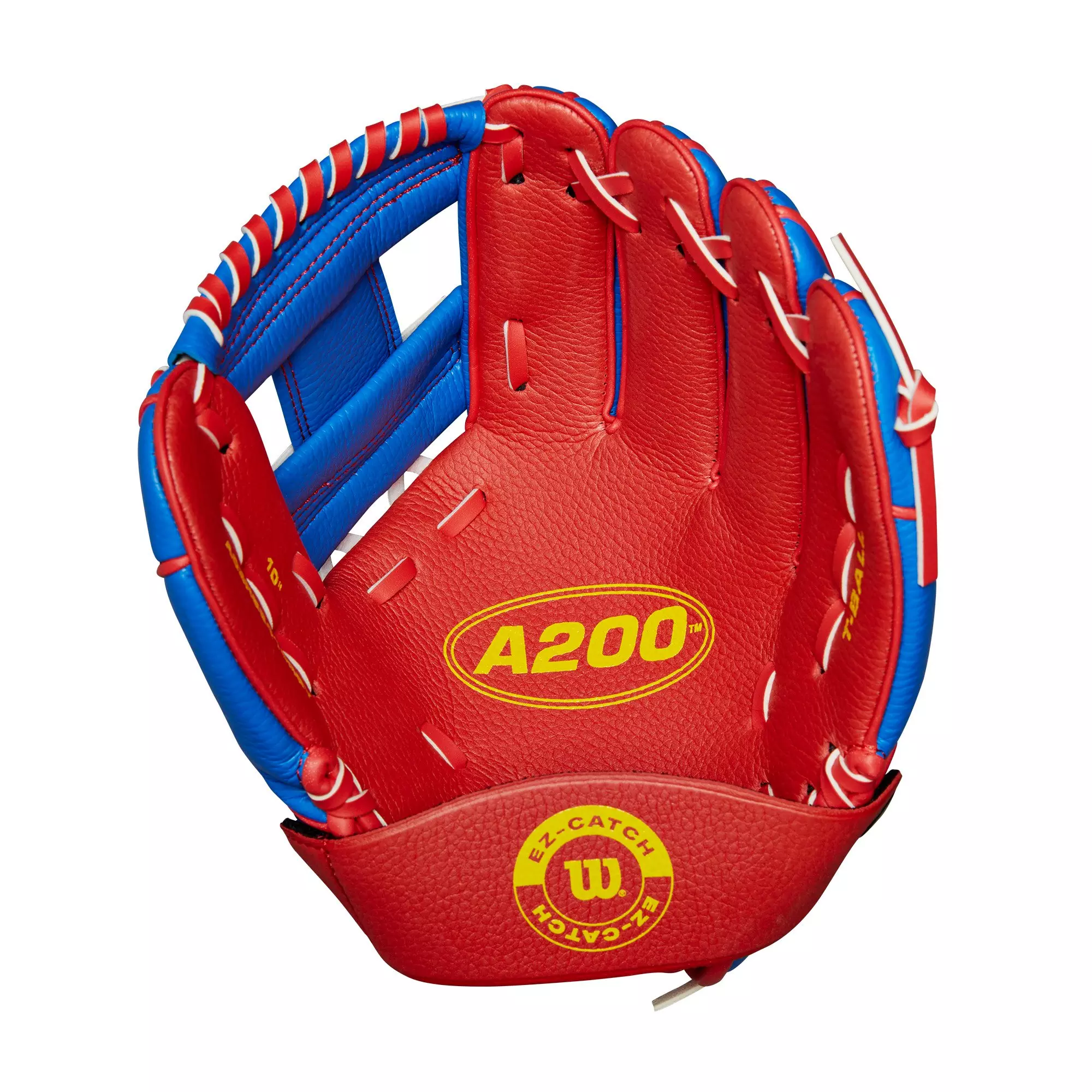 Wilson A200 EZ-Catch 10" Baseball Fielders Glove - RED/WHITE/BLUE