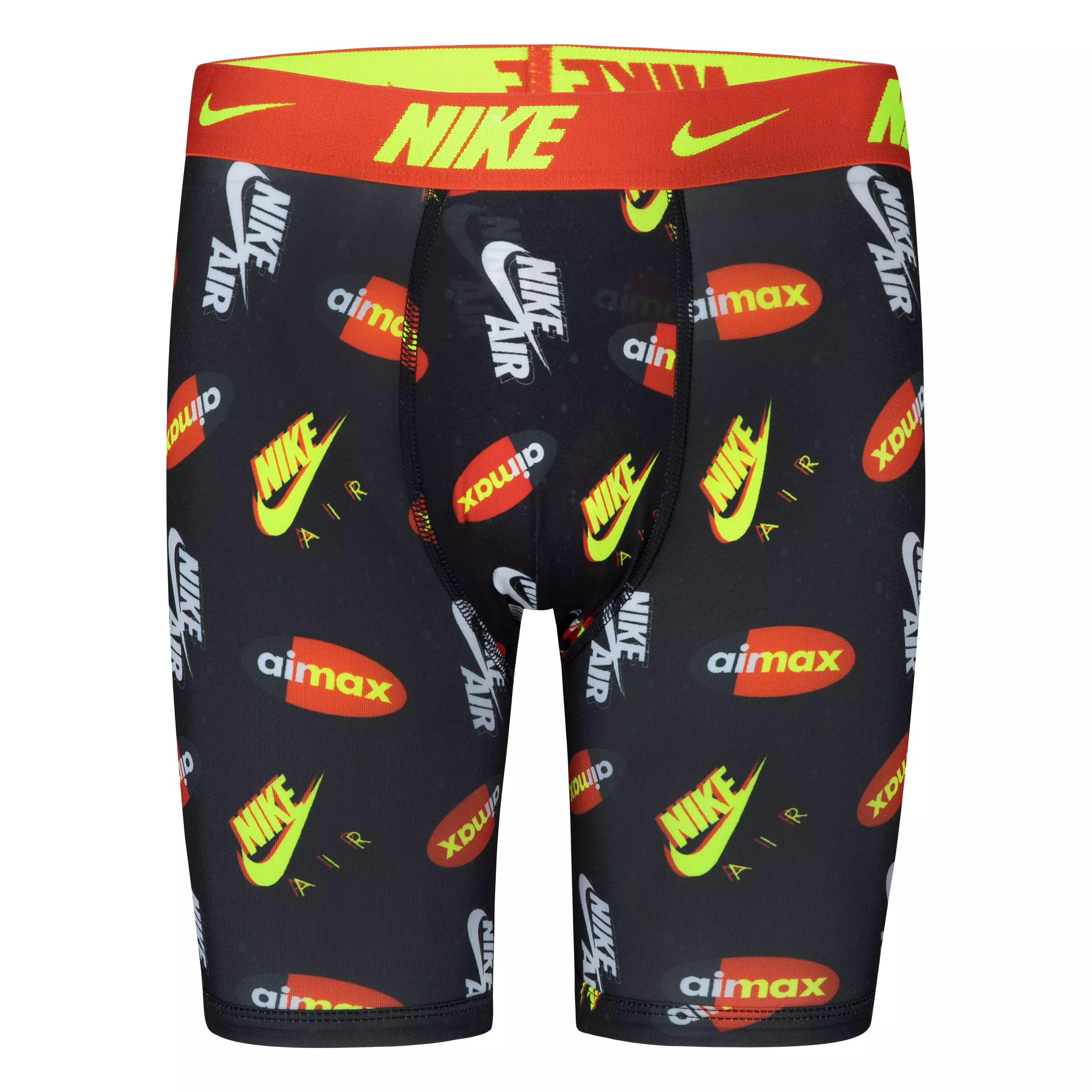 Nike Big Boys' All Over Print Underwear-2PK - BLACK