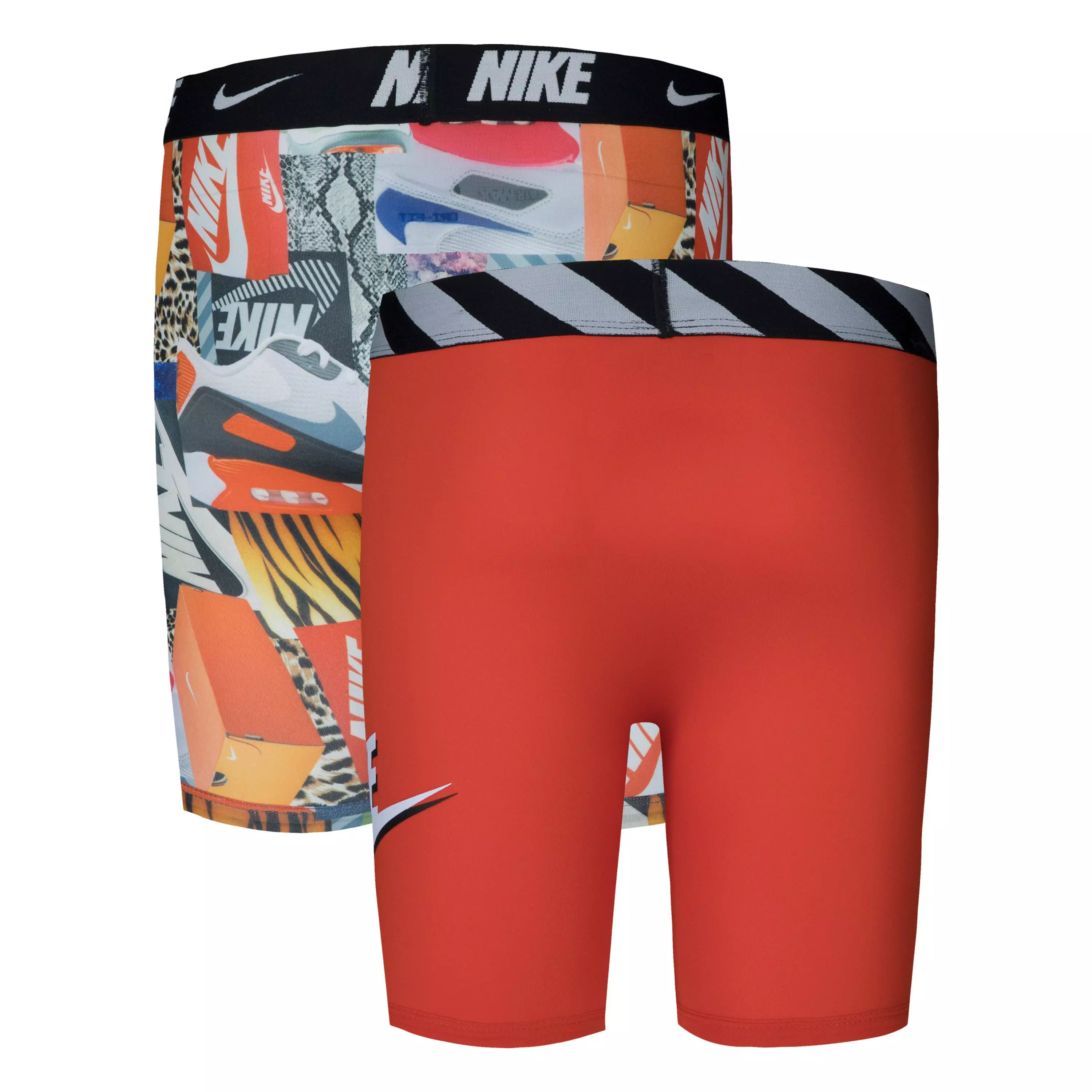 Nike Big Boys' All Over Print Underwear-2PK-Red - RED