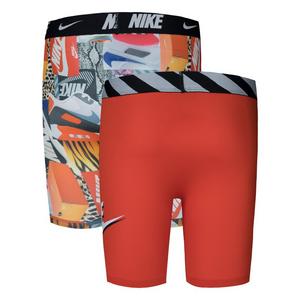Nike Big Boys' All Over Print Underwear-2PK-Red