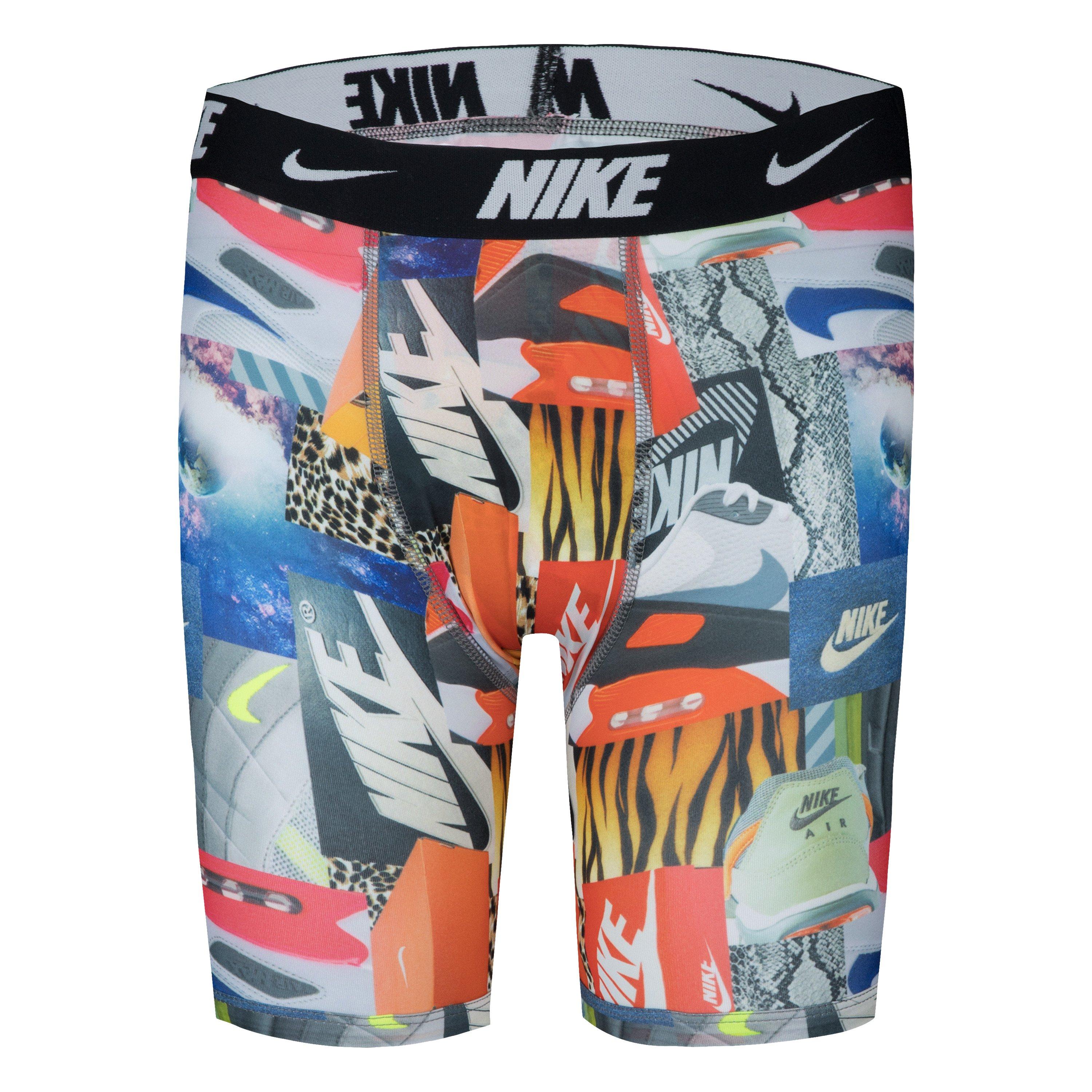 Nike Big Boys' All Over Print Underwear-2PK-Red