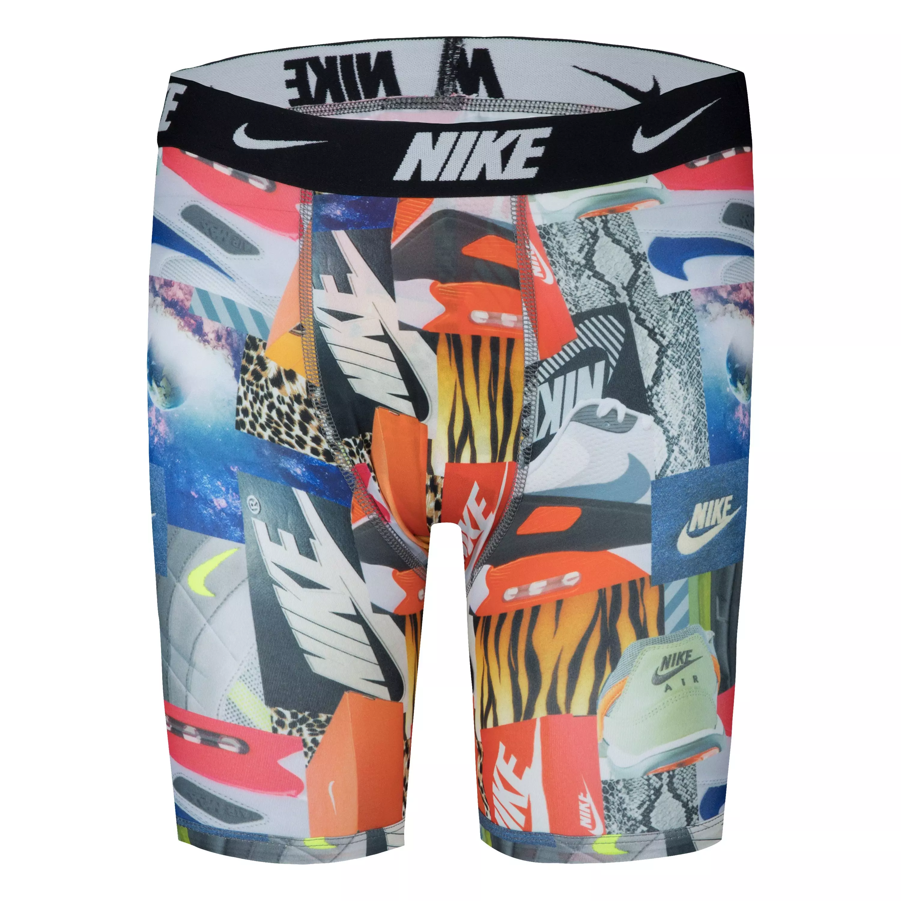 Nike Big Boys' All Over Print Underwear-2PK-Red - RED