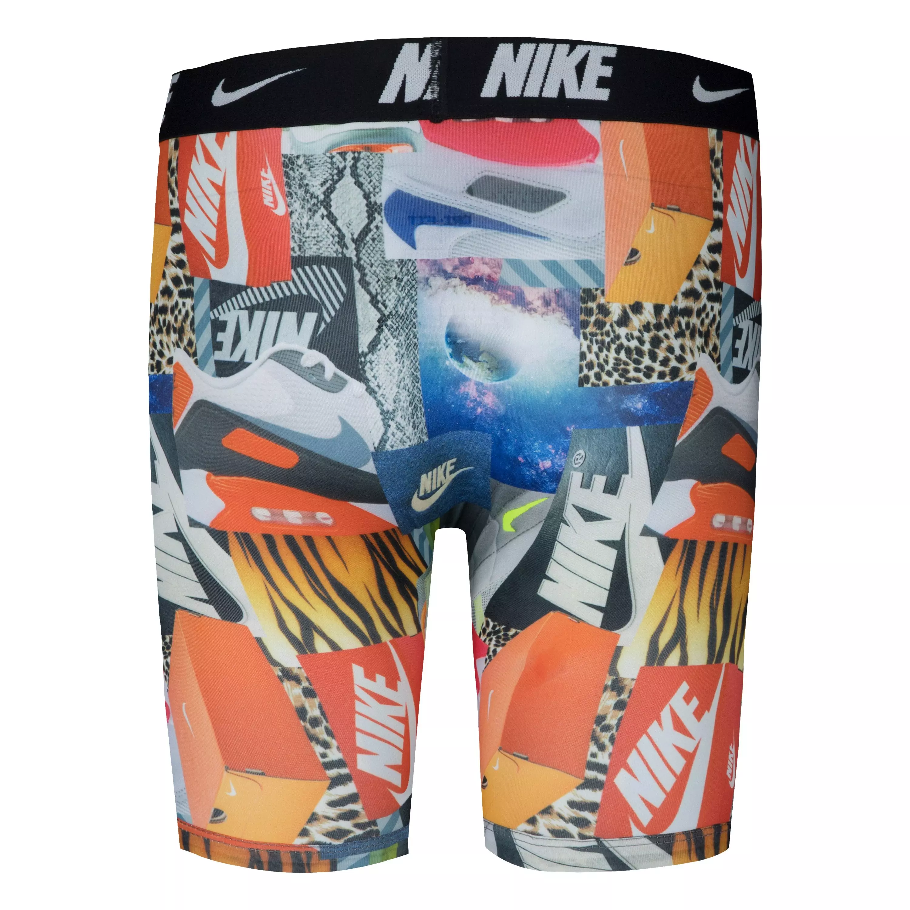 Nike Big Boys' All Over Print Underwear-2PK-Red - RED