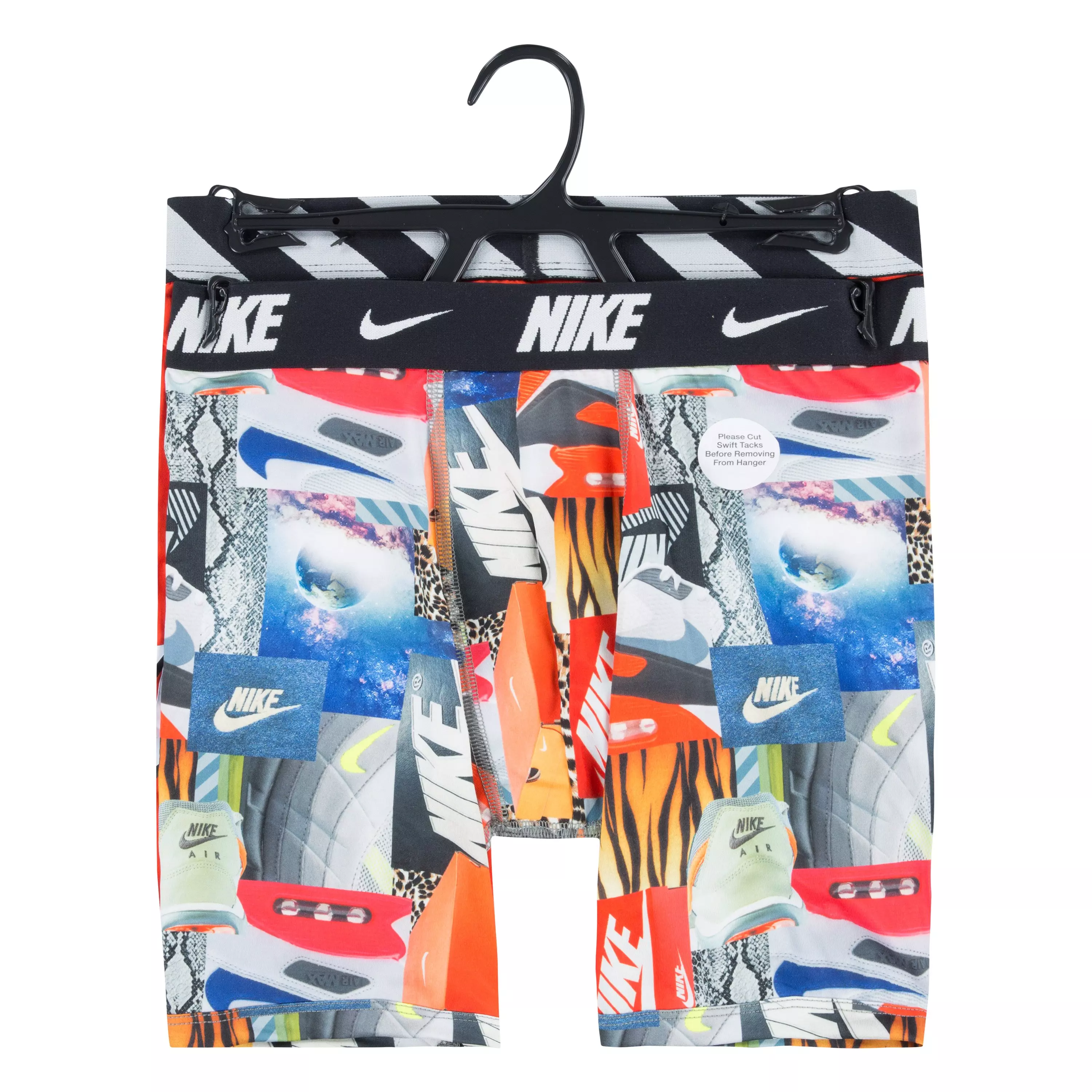 Nike Big Boys' All Over Print Underwear-2PK-Red - RED