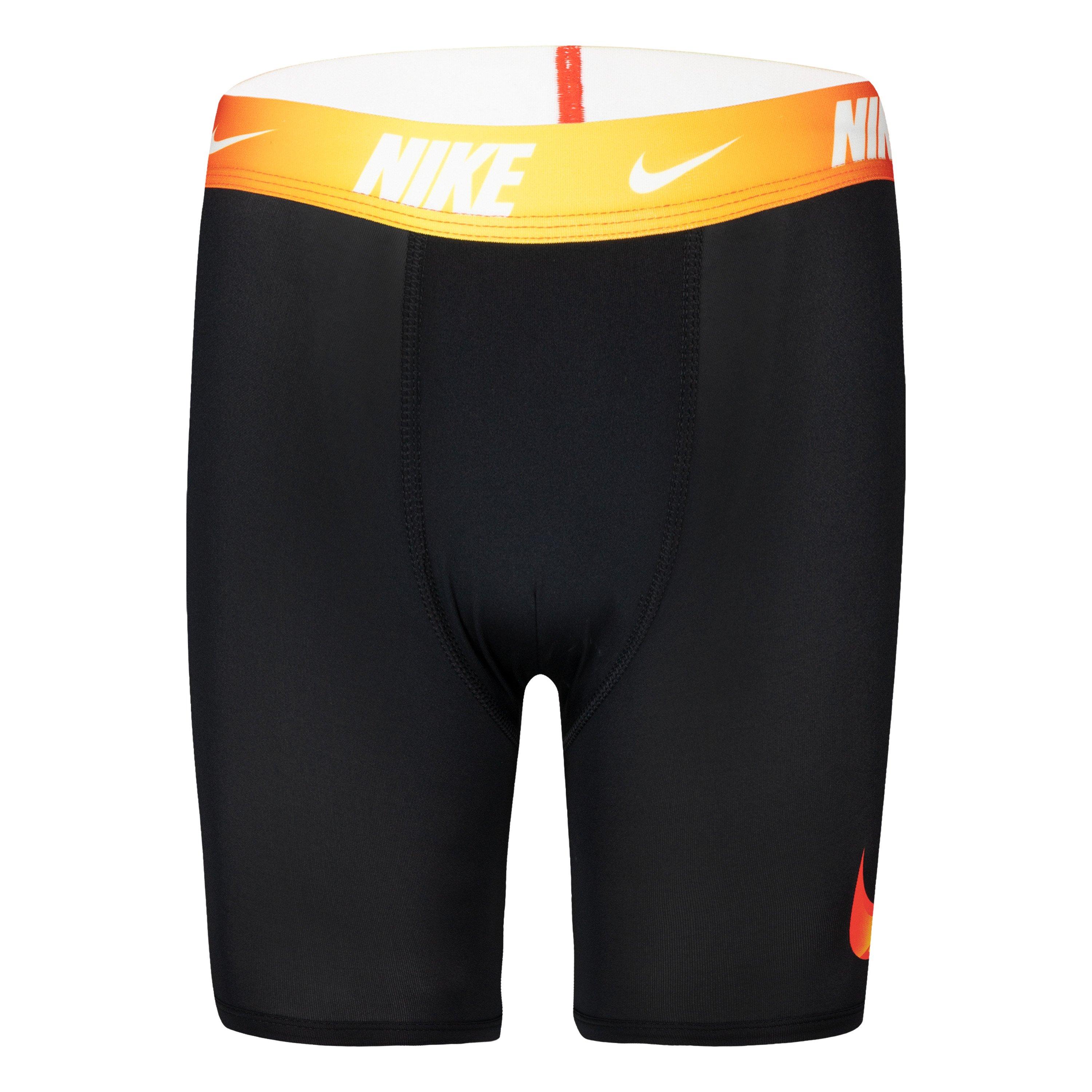 Nike All Over Print Big Boys' Black Underwear-2PK