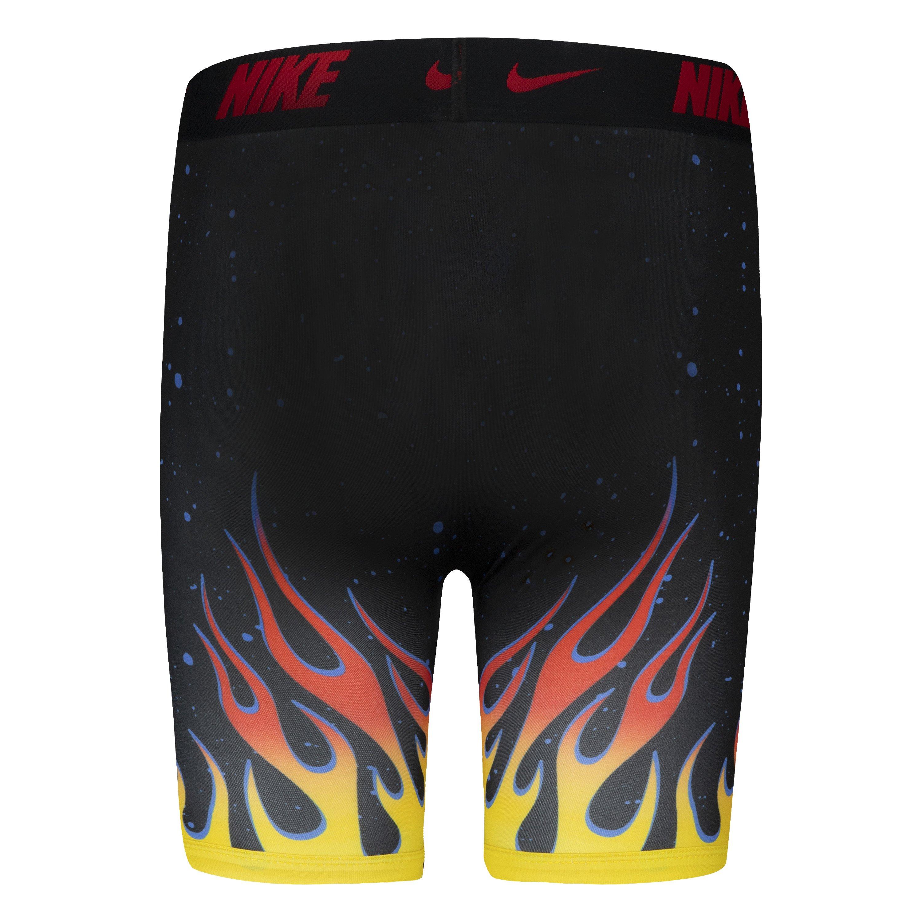 Nike All Over Print Big Boys' Black Underwear-2PK