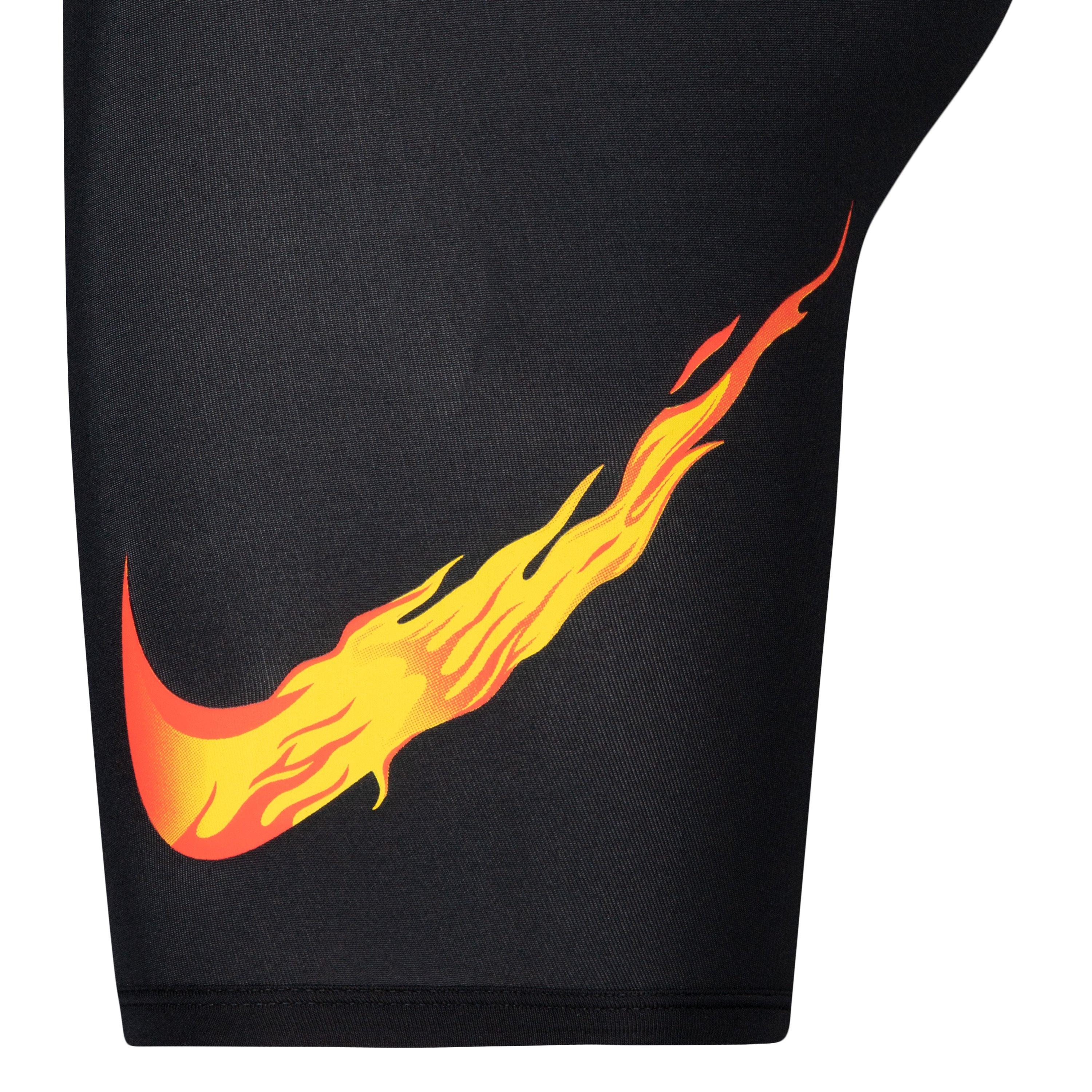 Nike All Over Print Big Boys' Black Underwear-2PK