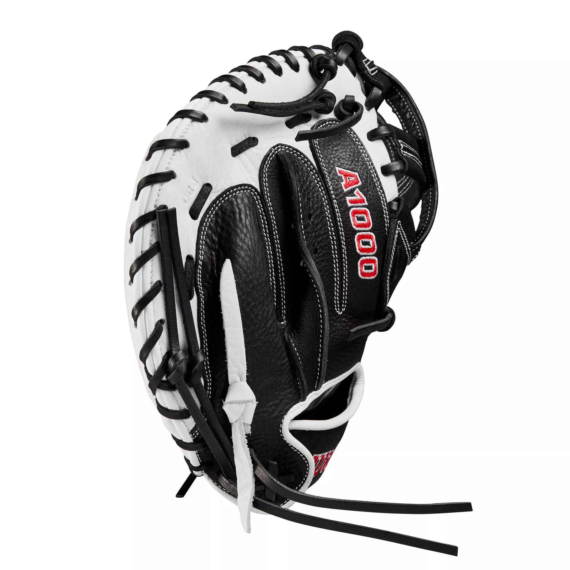 Wilson A1000 Fastpitch Catchers Glove 2024 - WHITE/BLACK
