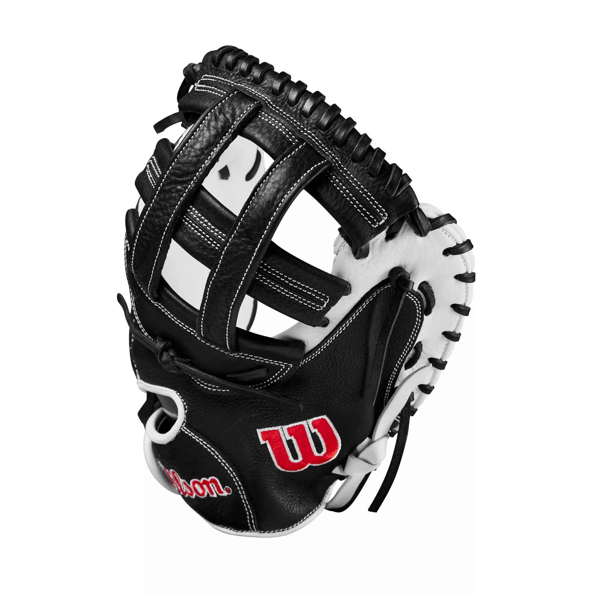 Wilson A1000 Fastpitch Catchers Glove 2024 - WHITE/BLACK