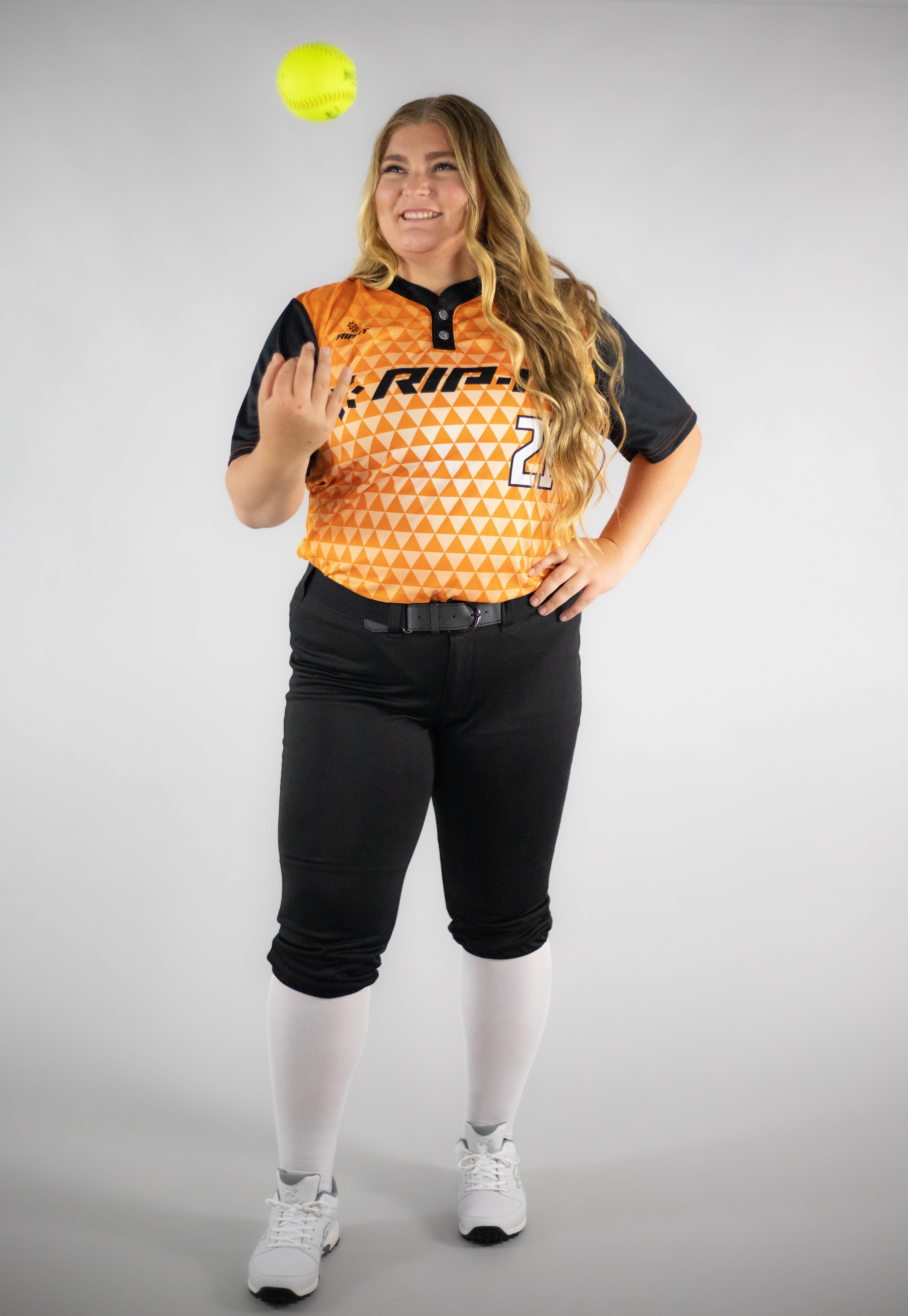 RIP-IT Women's Revolution Curvy Softball Pants - Black - BLACK Thumbnail View 3