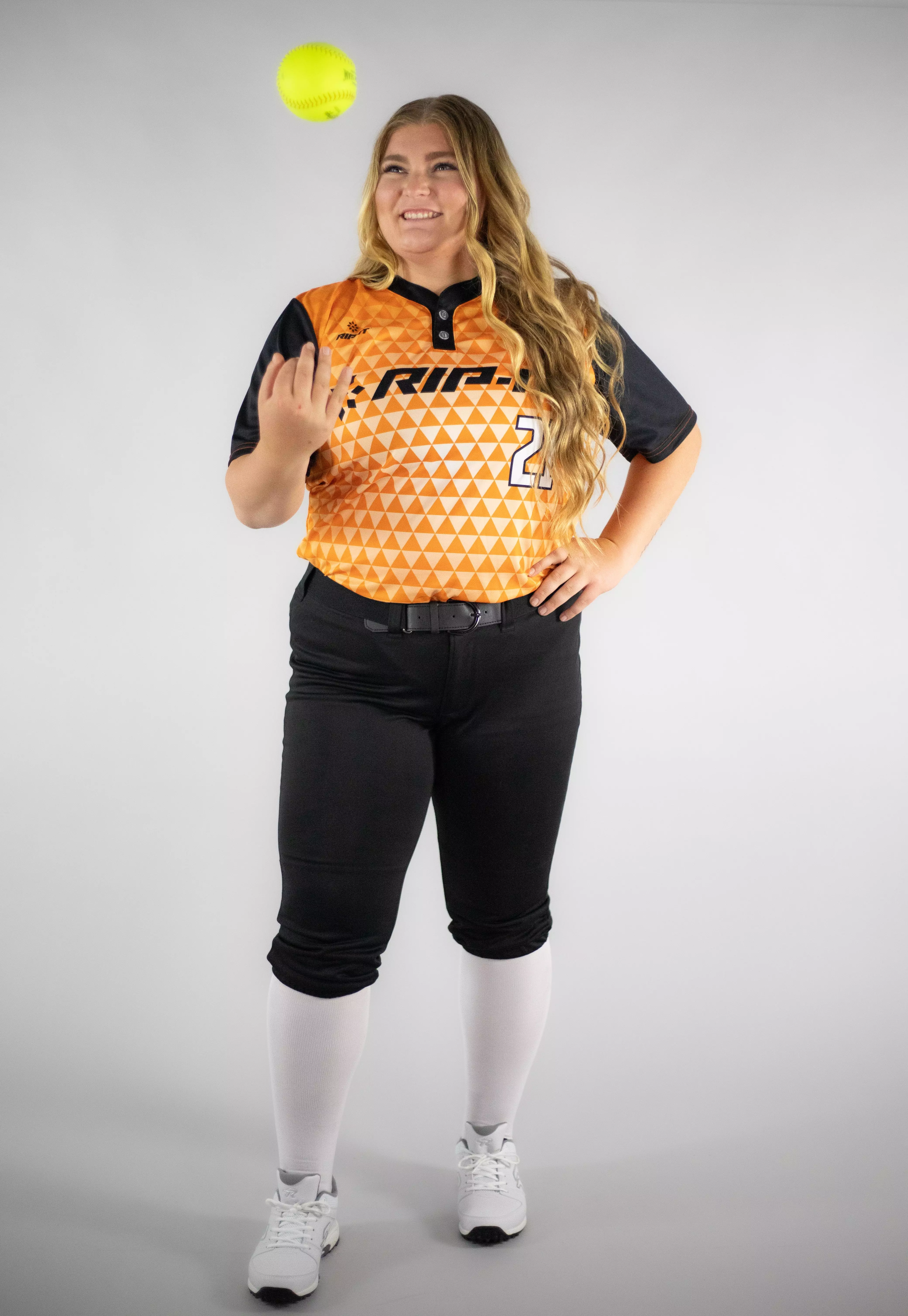 RIP-IT Women's Revolution Curvy Softball Pants - Black - BLACK