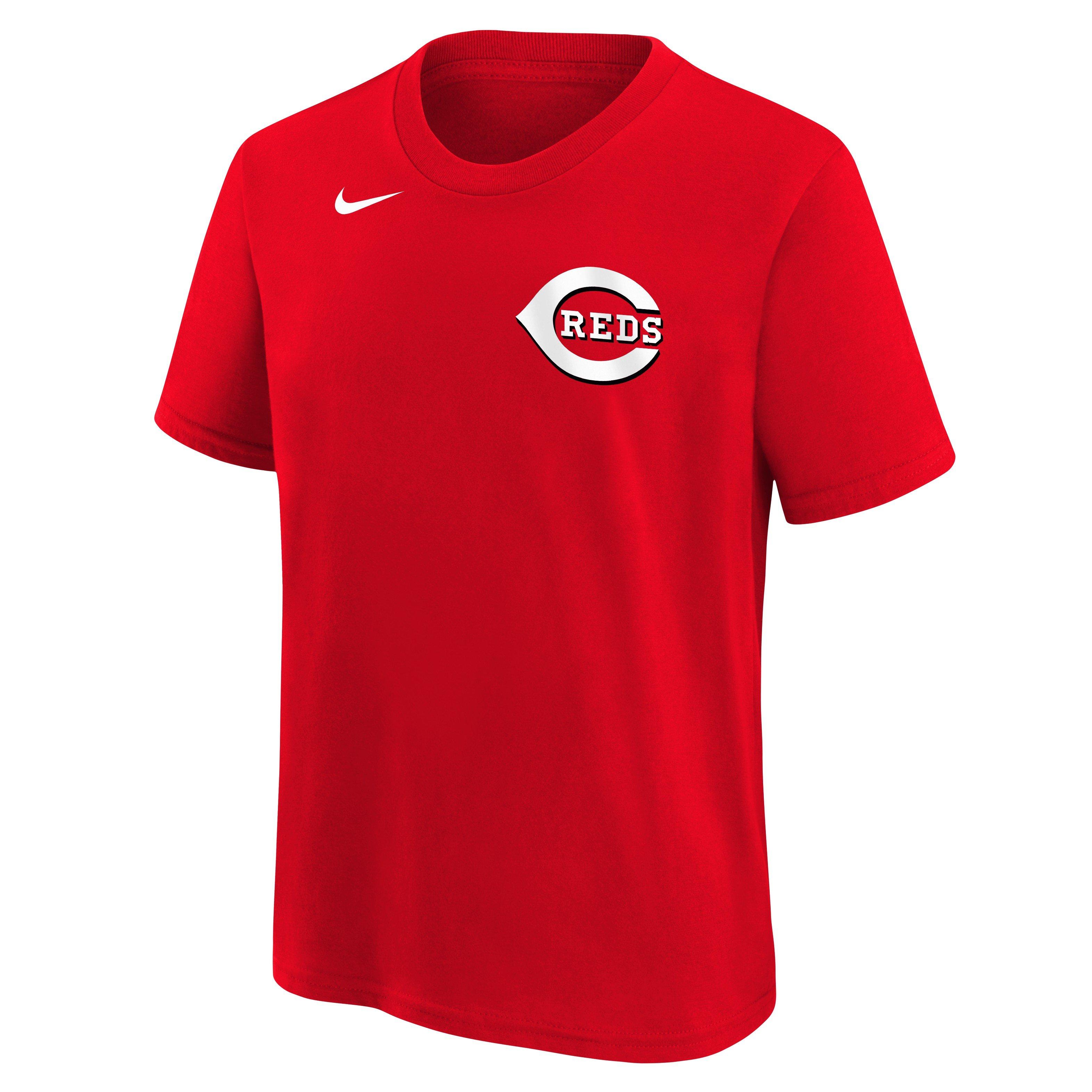 Nike Youth Elly De La Cruz Cincinnati Reds '23 Name & Number Tee-Red - RED Thumbnail View 2