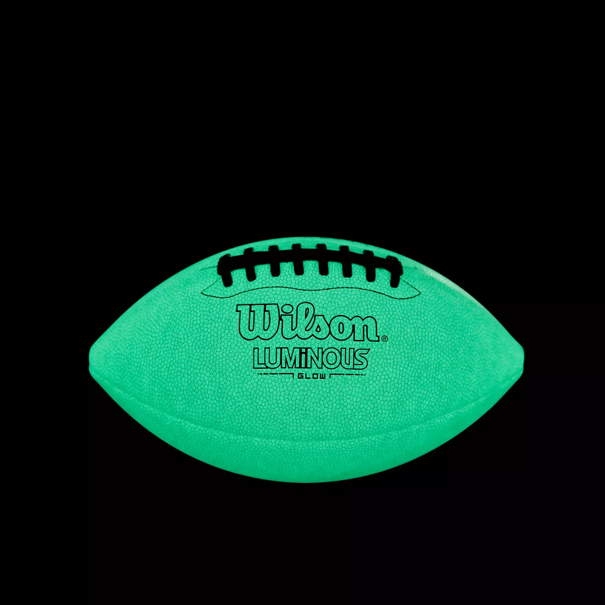 Wilson Jr. Luminous Glow Football - GREEN