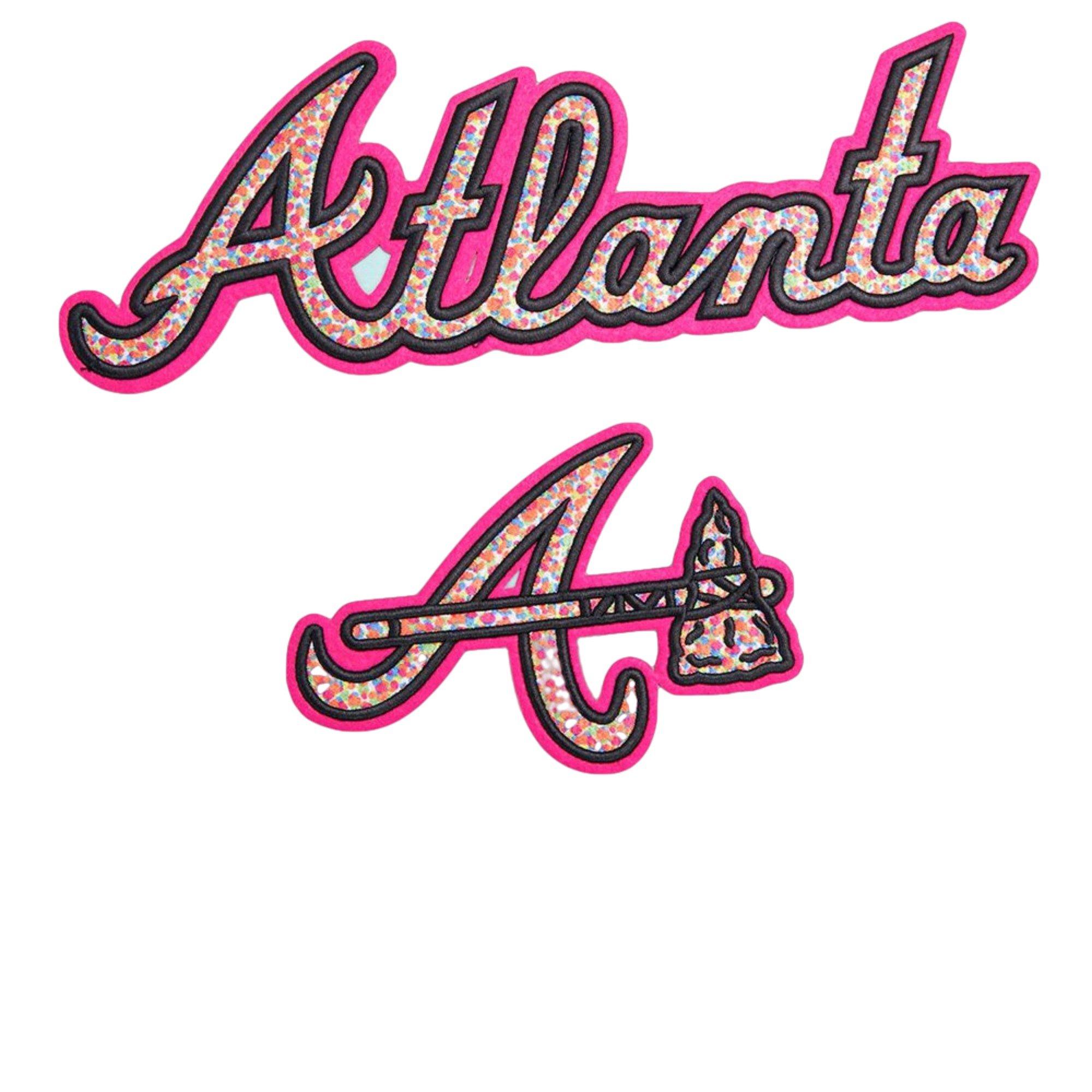 Pro Standard Men's Atlanta Braves MLB Confetti Short Sleeve-Mint - MINT Thumbnail View 3