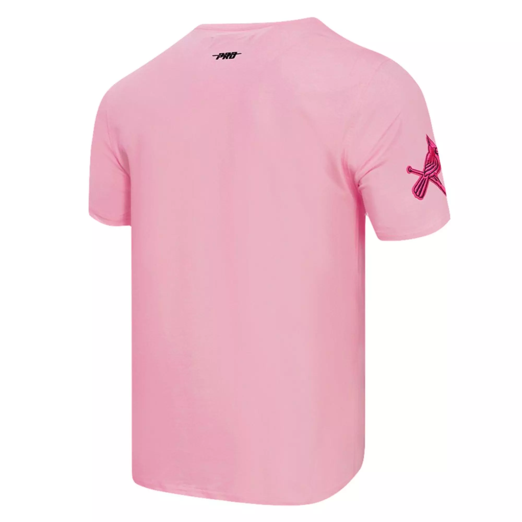 Pro Standard Men's St. Louis Cardinals MLB Confetti Short Sleeve Tee-Pink - PINK