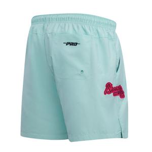 Pro Standard Men's Atlanta Braves MLB Confetti Shorts-Mint