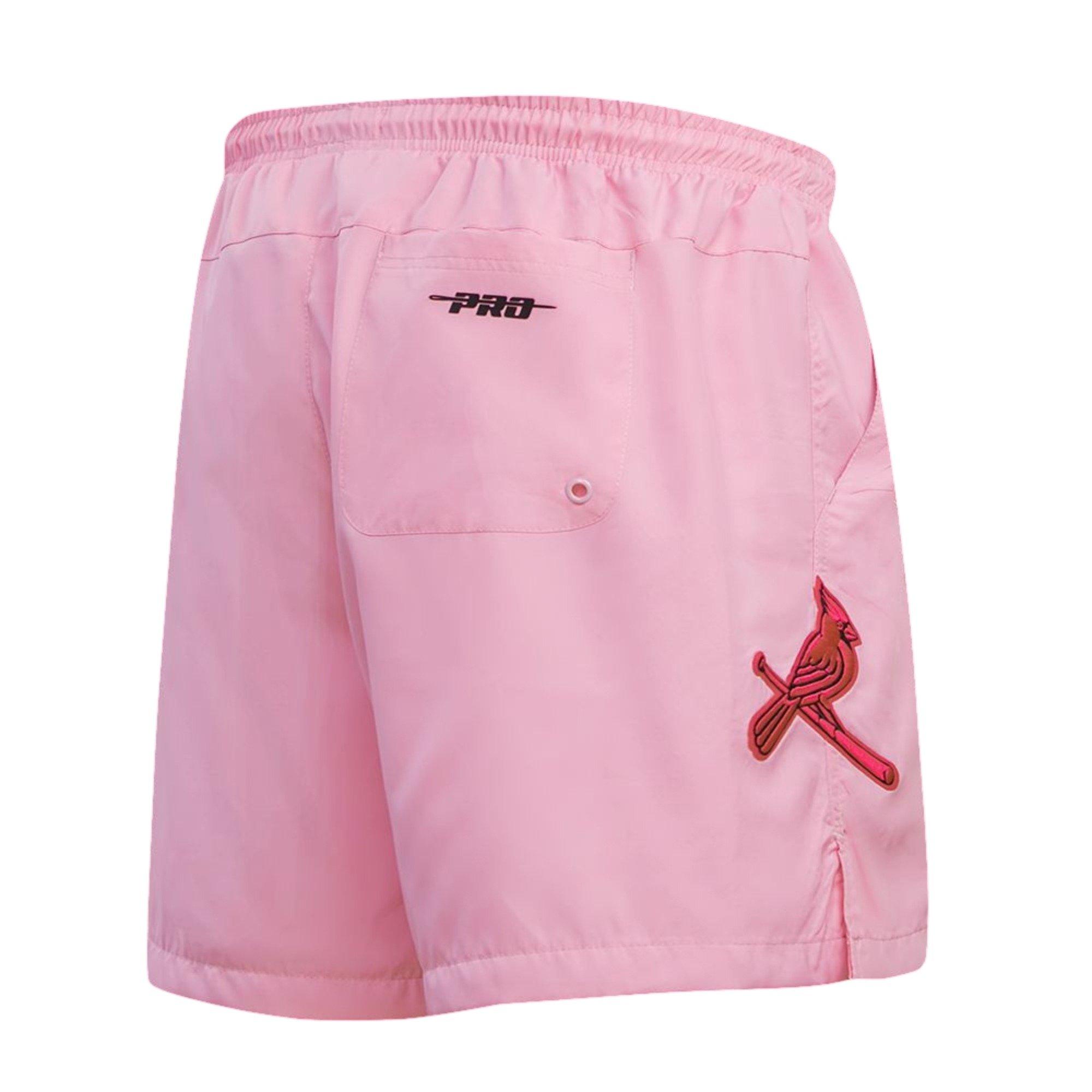 Pro Standard Men's St. Louis Cardinals MLB Confetti Shorts-Pink - PINK Thumbnail View 2