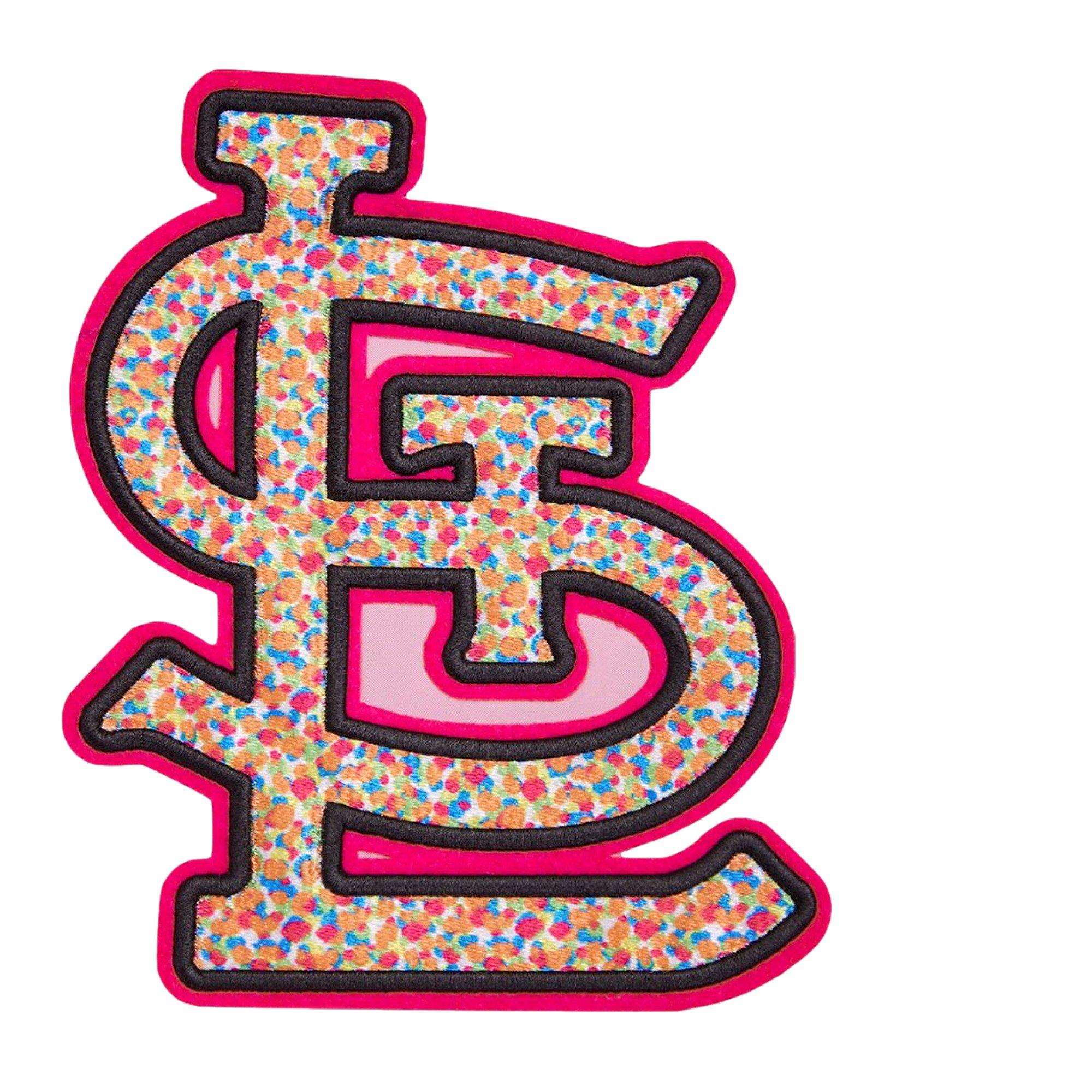 Pro Standard Men's St. Louis Cardinals MLB Confetti Shorts-Pink - PINK Thumbnail View 3