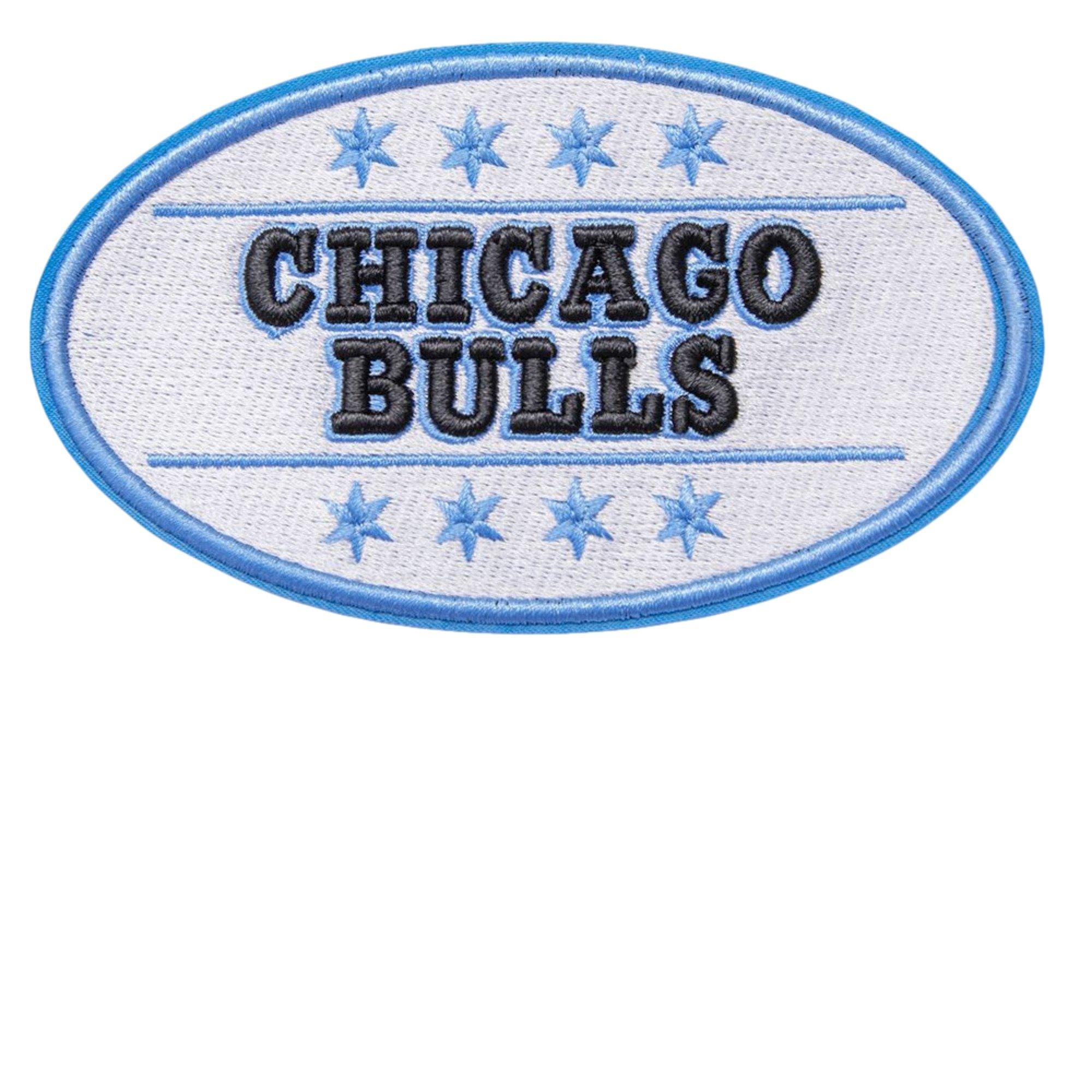 Pro Standard Men's Chicago Bulls Retro 9 "Powder Blue" Short Sleeve Tee-White - WHITE Thumbnail View 3