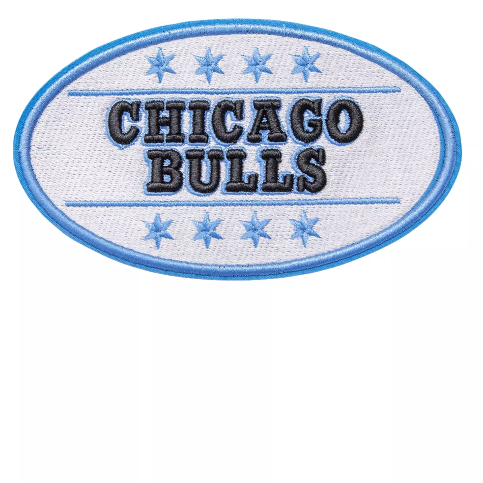 Pro Standard Men's Chicago Bulls Retro 9 "Powder Blue" Short Sleeve Tee-White - WHITE