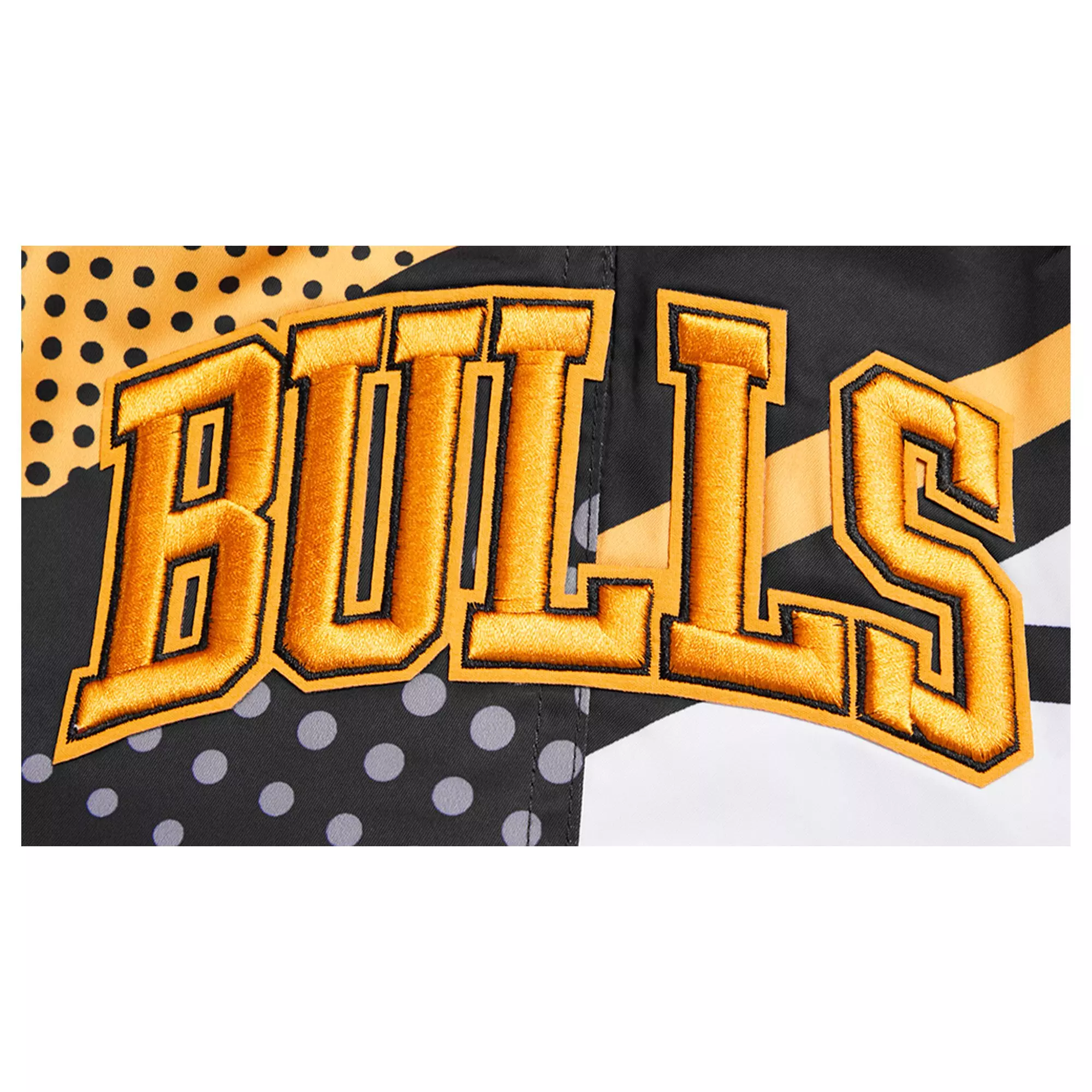 Pro Standard Men's Chicago Bulls Retro 1 "Yellow Ohcre" Shorts - BLACK/YELLOW