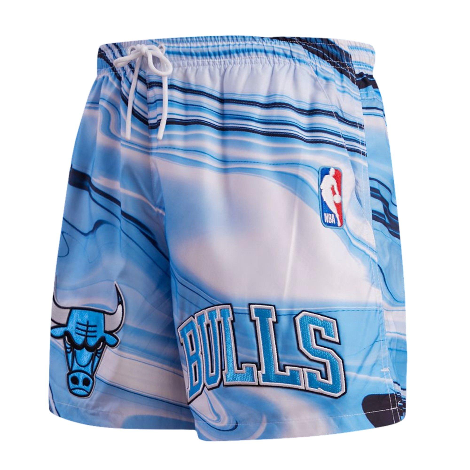 Pro Standard Men's Chicago Bulls Retro 9 "Powder Blue" Shorts-Blue - BLUE Thumbnail View 1