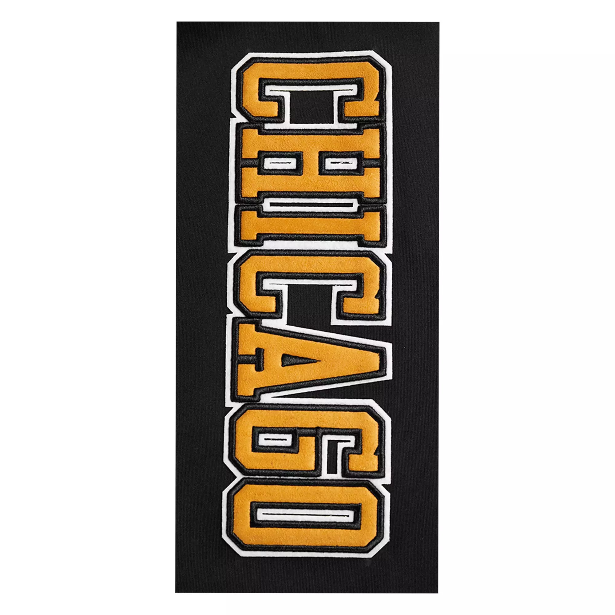 Pro Standard Men's Chicago Bulls Retro 1 "Yellow Ohcre" Track Jacket - BLACK/YELLOW