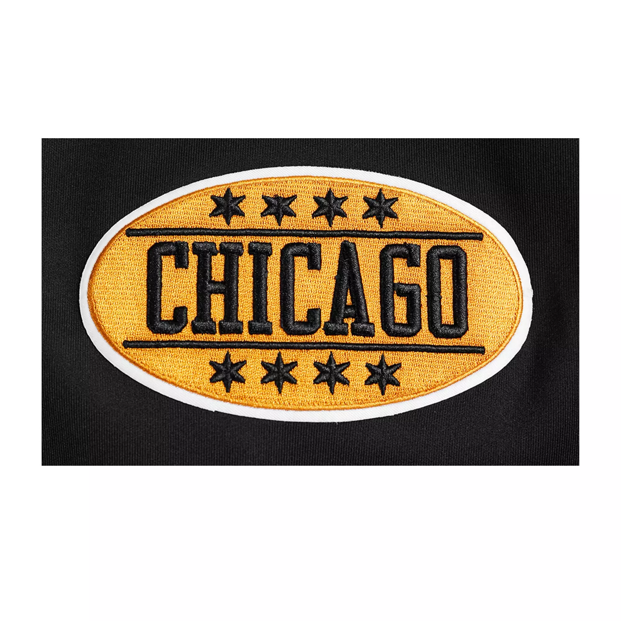 Pro Standard Men's Chicago Bulls Retro 1 "Yellow Ohcre" Track Jacket - BLACK/YELLOW