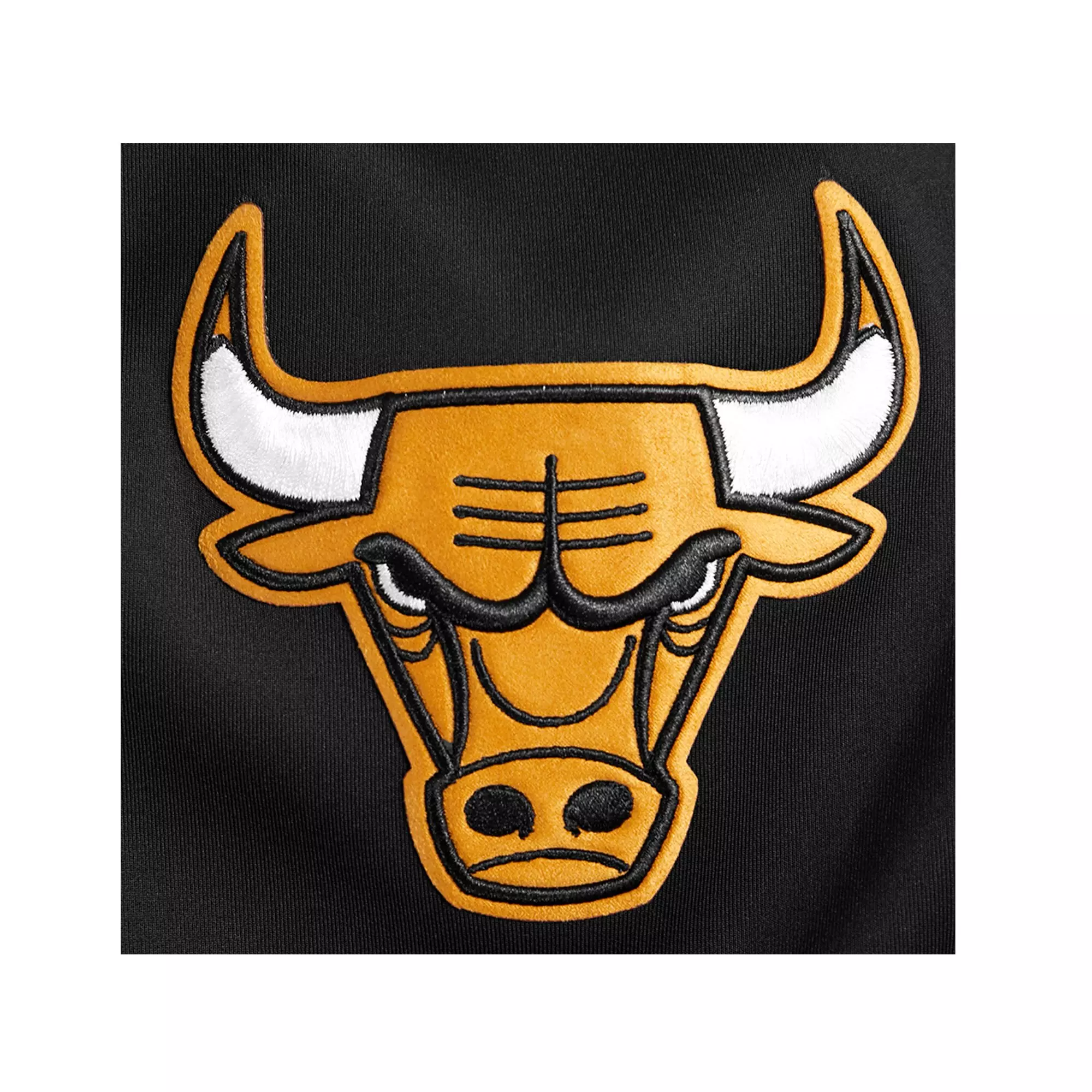 Pro Standard Men's Chicago Bulls Retro 1 "Yellow Ohcre" Track Jacket - BLACK/YELLOW