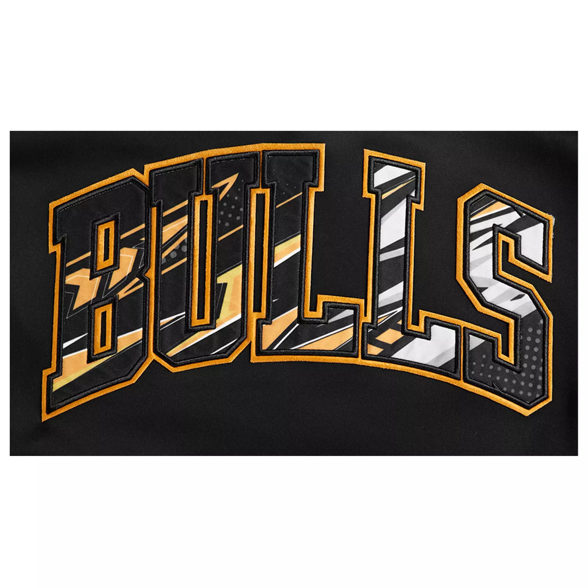 Pro Standard Men's Chicago Bulls Retro 1 "Yellow Ohcre" Track Jacket - BLACK/YELLOW