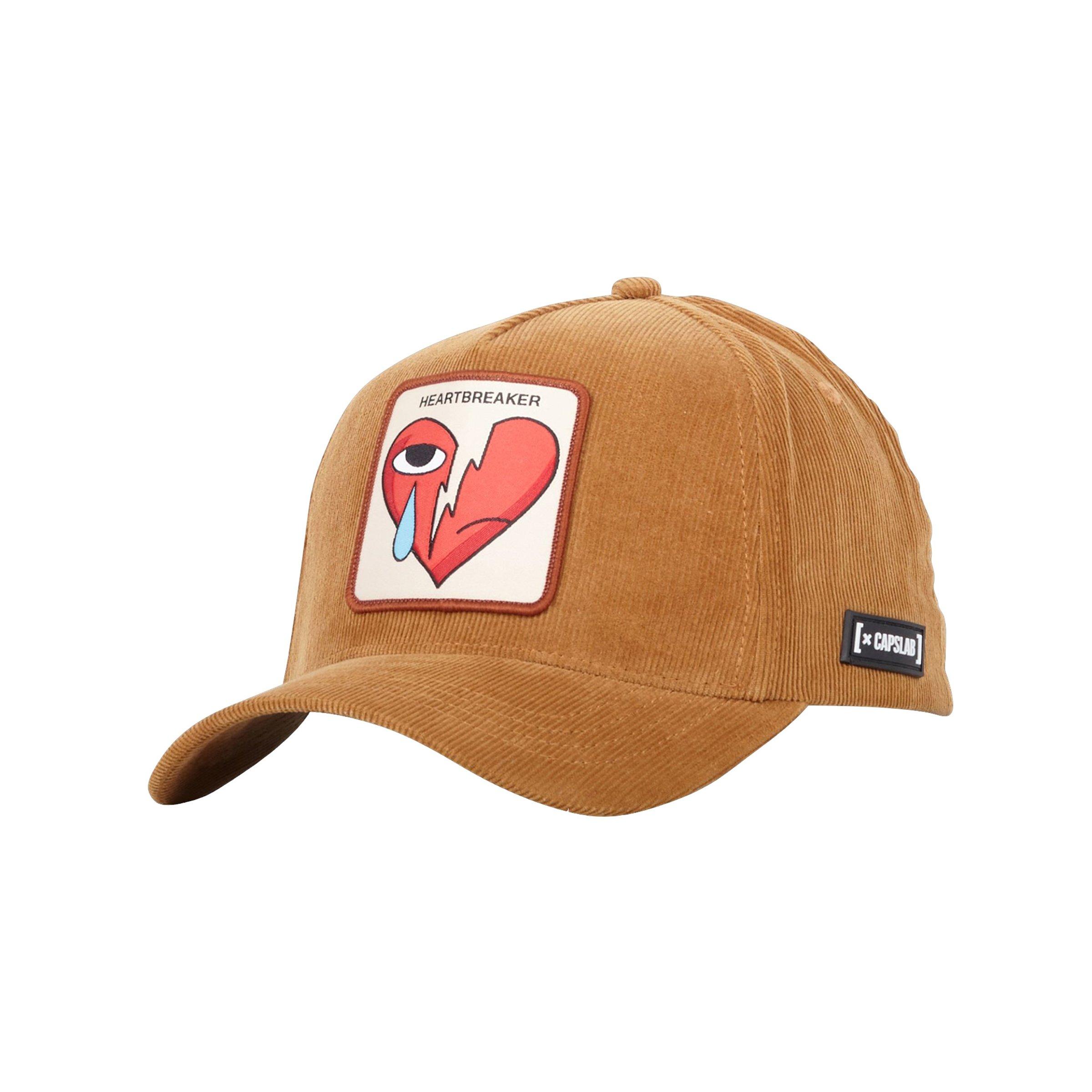 Capslab Heart Breaker Corduroy Snapback-Tan - TAN Thumbnail View 1