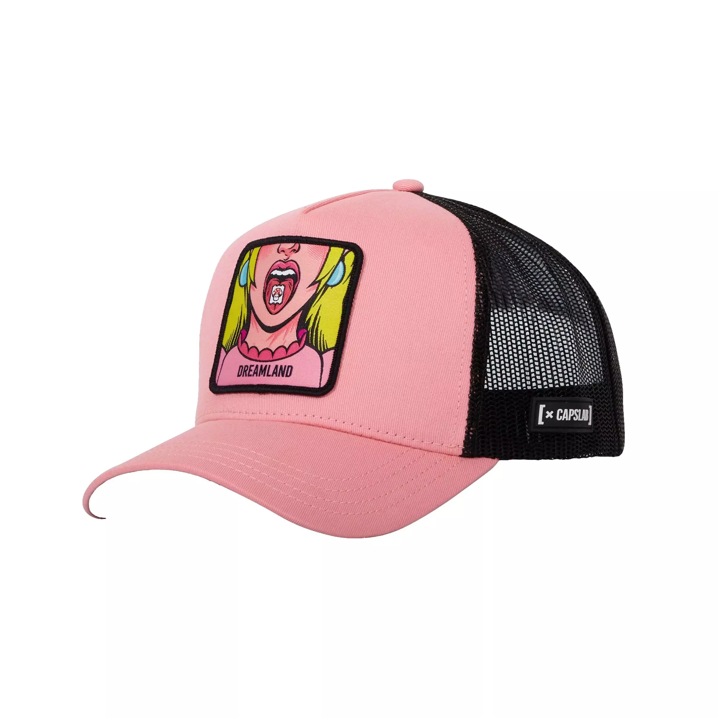 Capslab Dreamland Trucker Snapback-Pink - PINK
