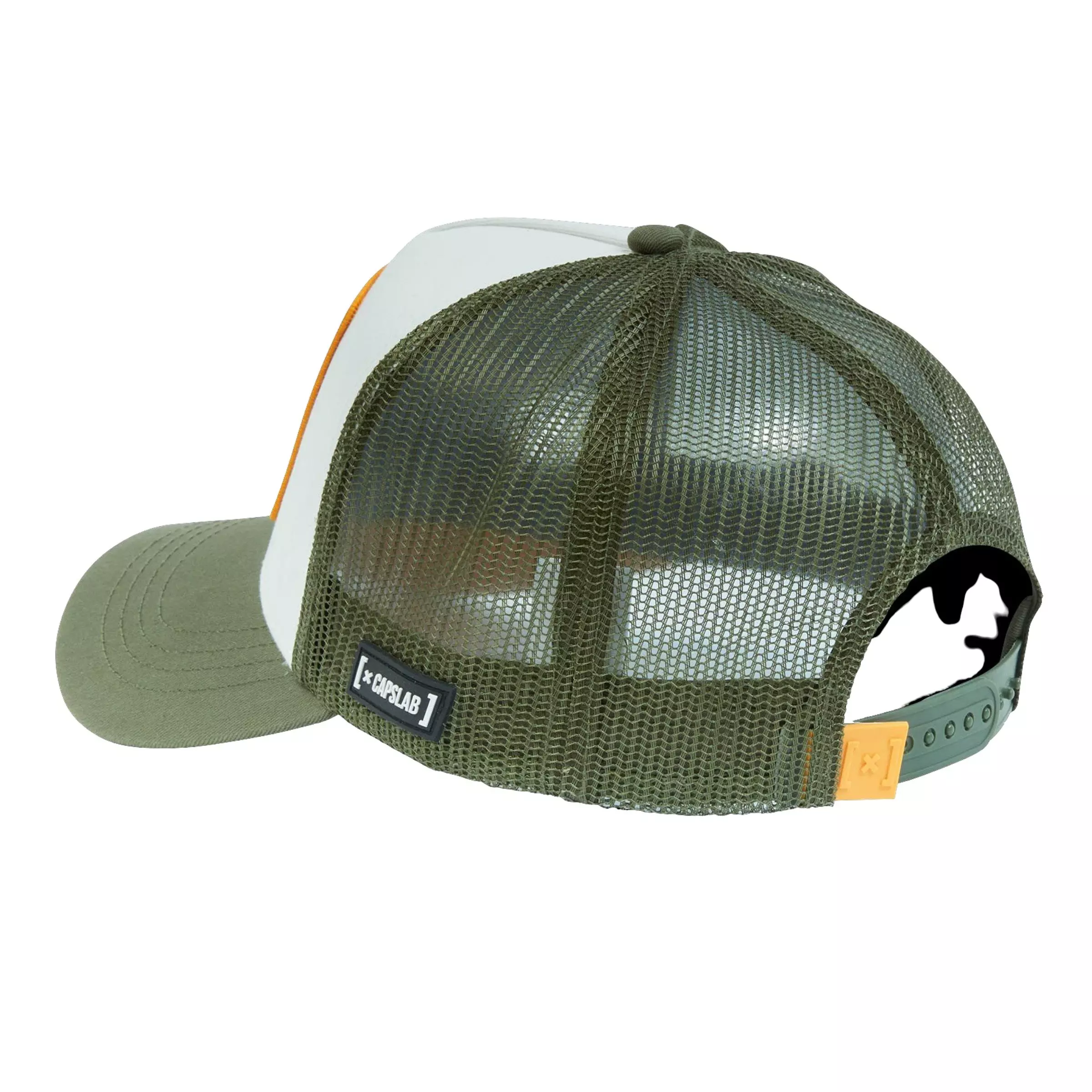 Capslab Green Tiger Trucker Snapback-Green - GREEN