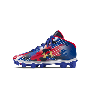 Under Armour Spotlight 4 RM "USA" Grade School Boys' Football Cleat