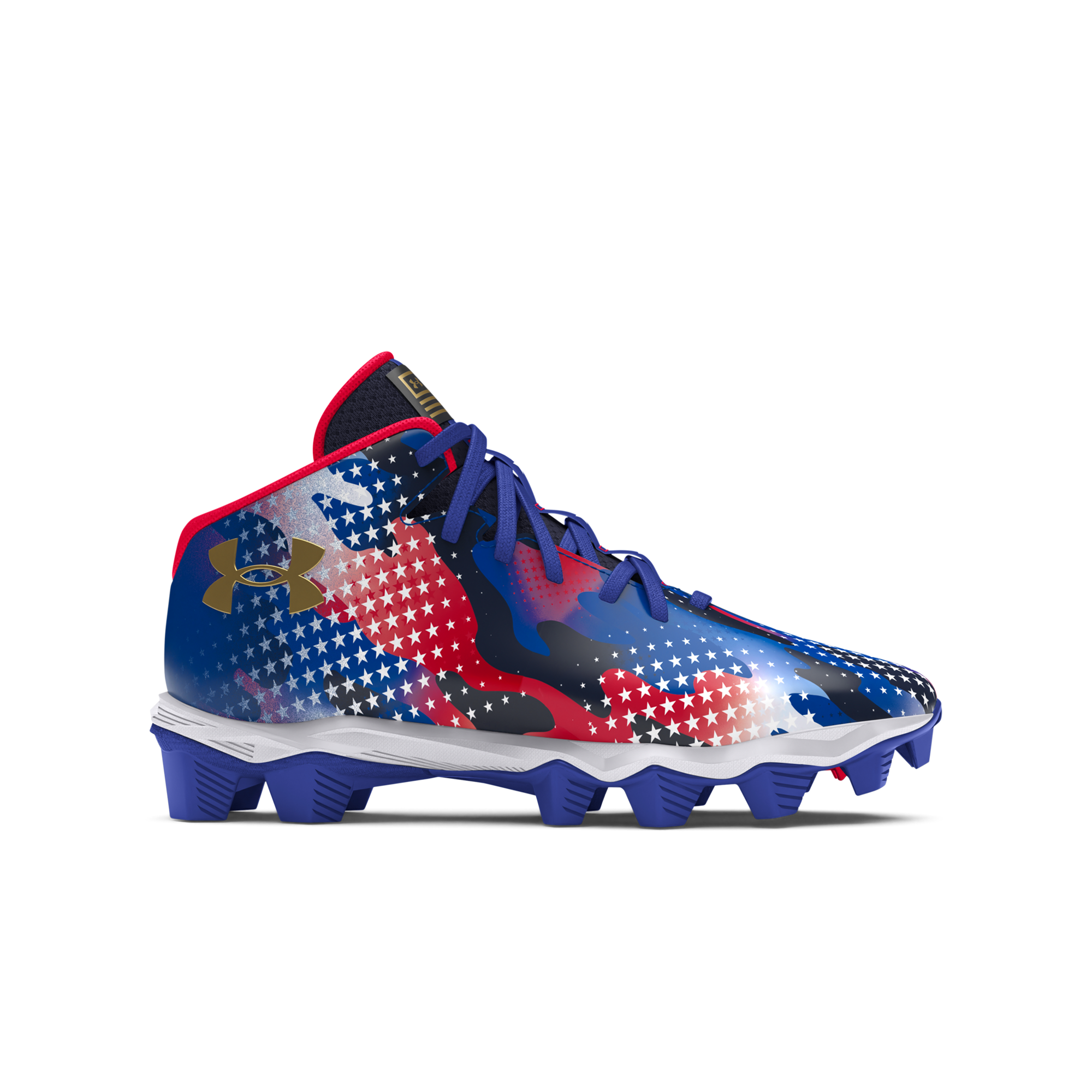 Blue Youth Kids Football Cleats Free Shipping Returns Hibbett