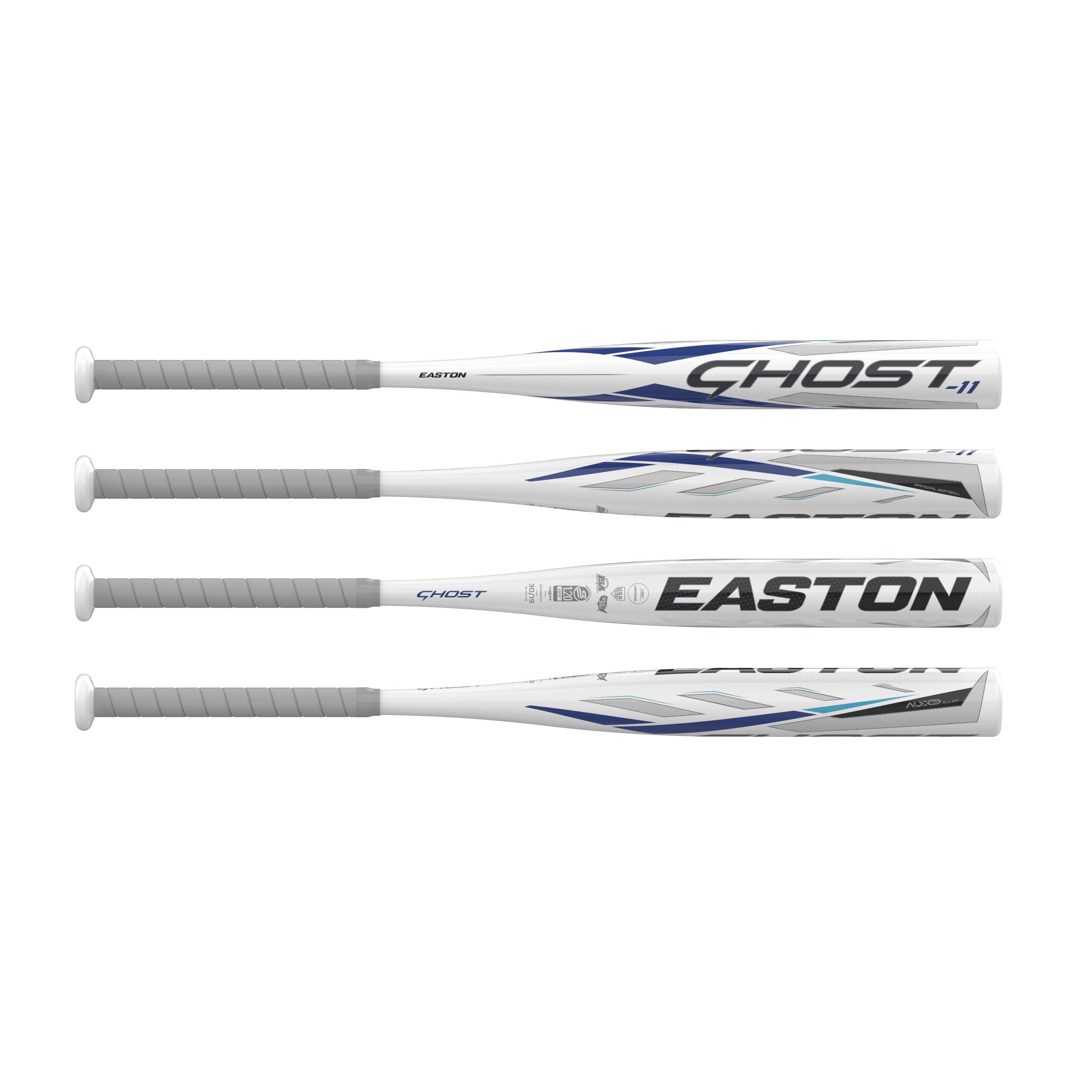 Batte Alliage Alx50 Batte Softball Easton Ghost Youth - Fastpitch -11, 66cm - Pour Jeunes Joueuses, Certifications Multiples Easton Ghost Softball Bat 11
