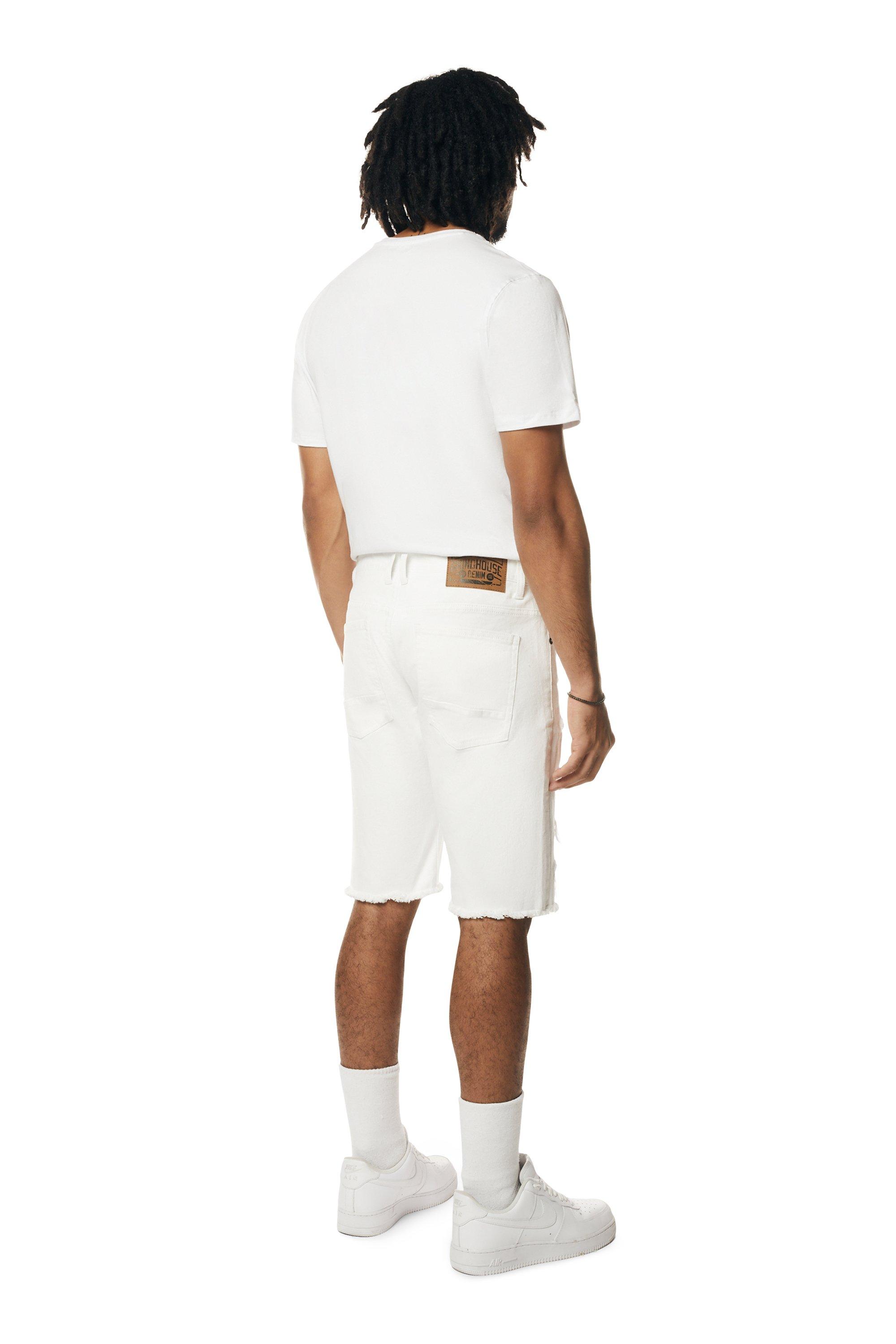 Grindhouse Essential Denim Men's White Shorts