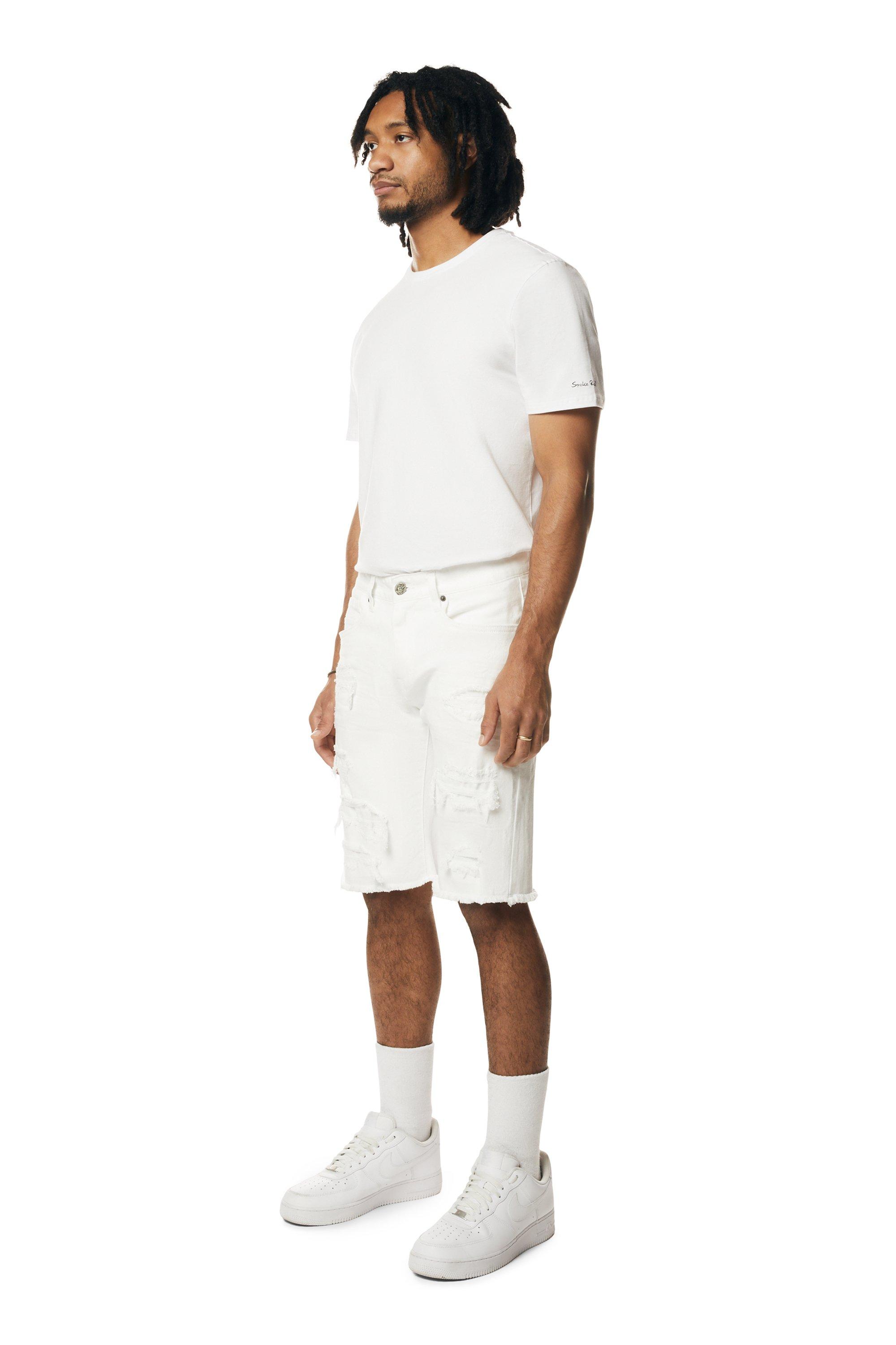 Grindhouse Essential Denim Men's White Shorts