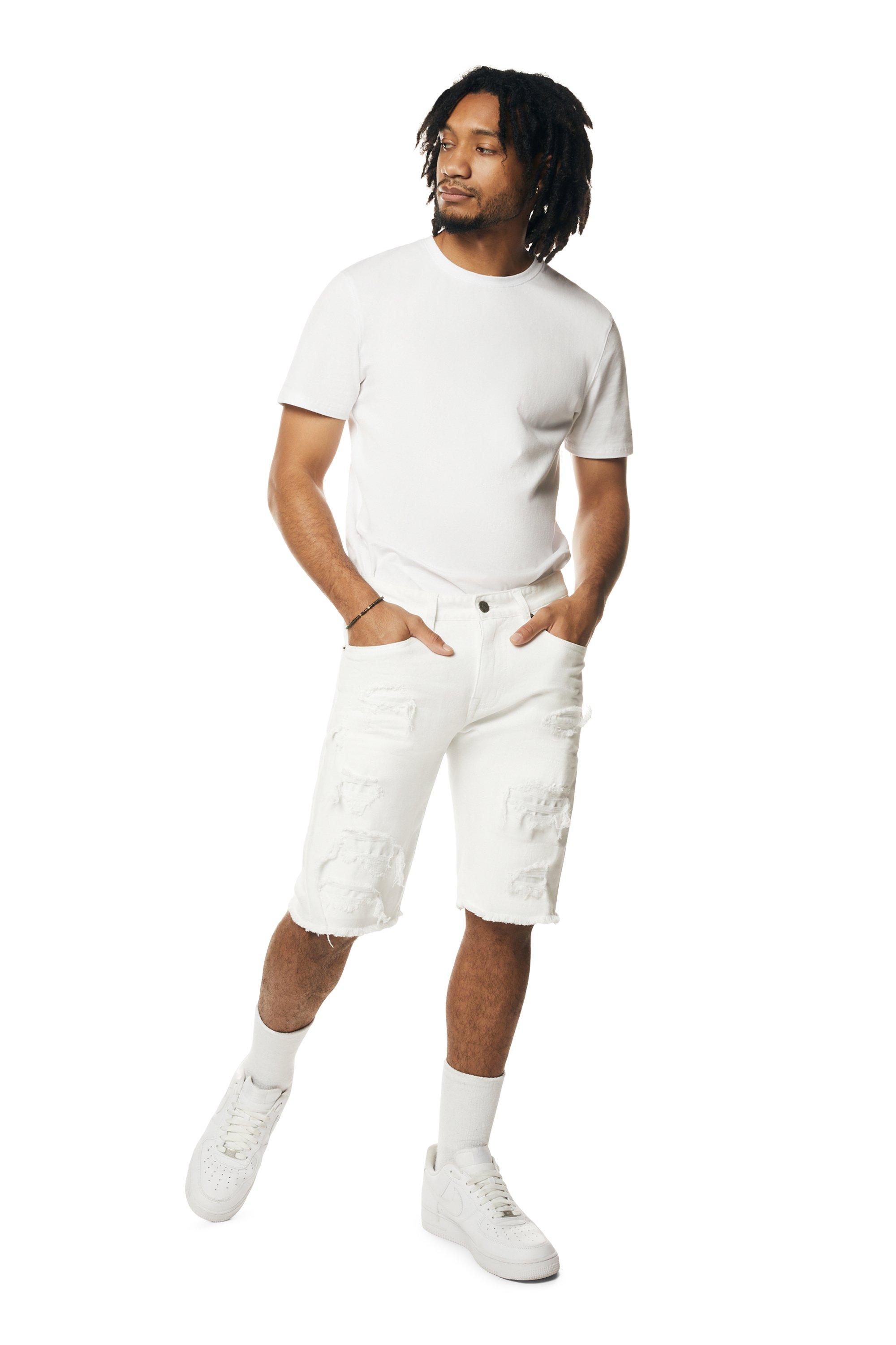 Grindhouse Essential Denim Men's White Shorts