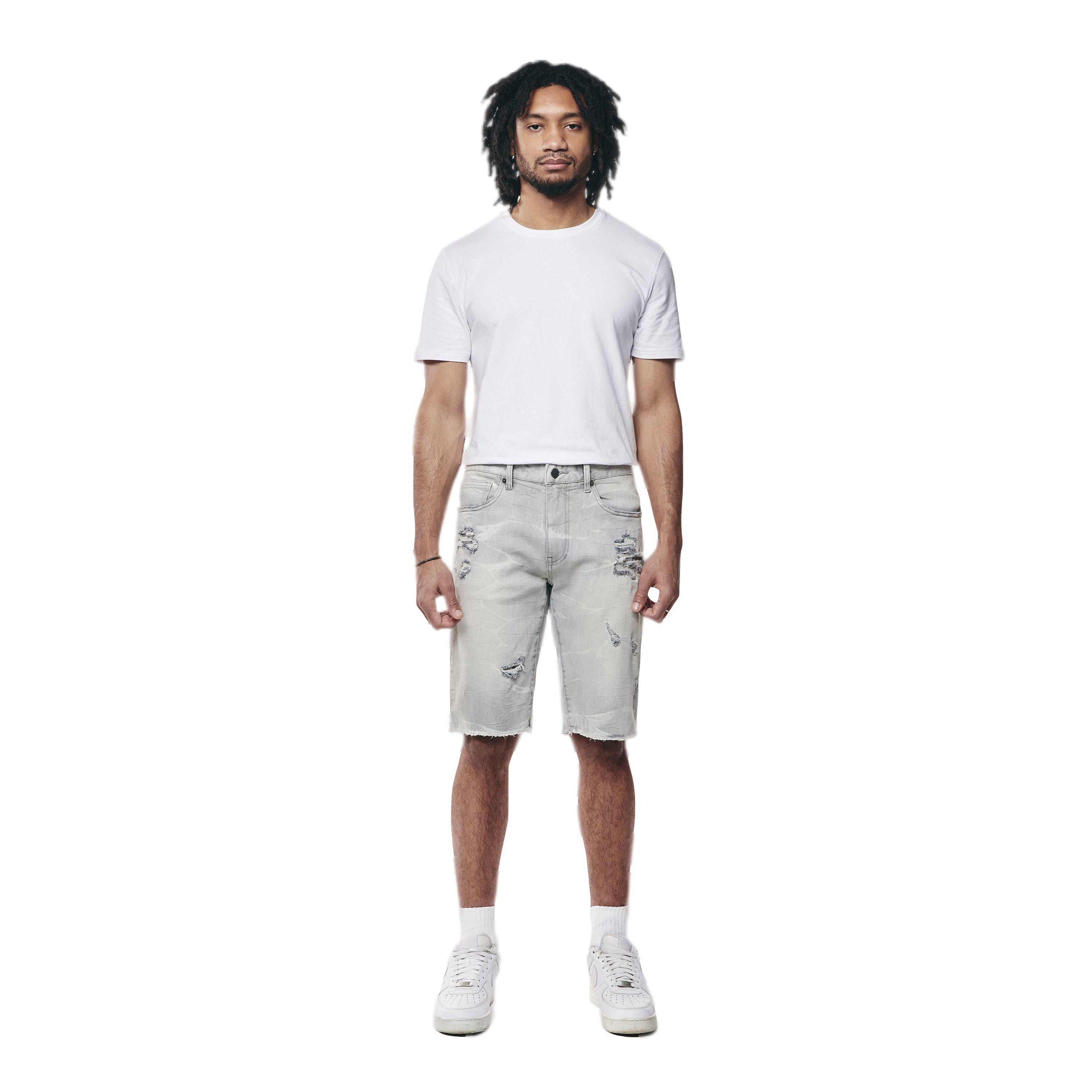 Grindhouse Essential Denim Men's Cloud Grey Shorts