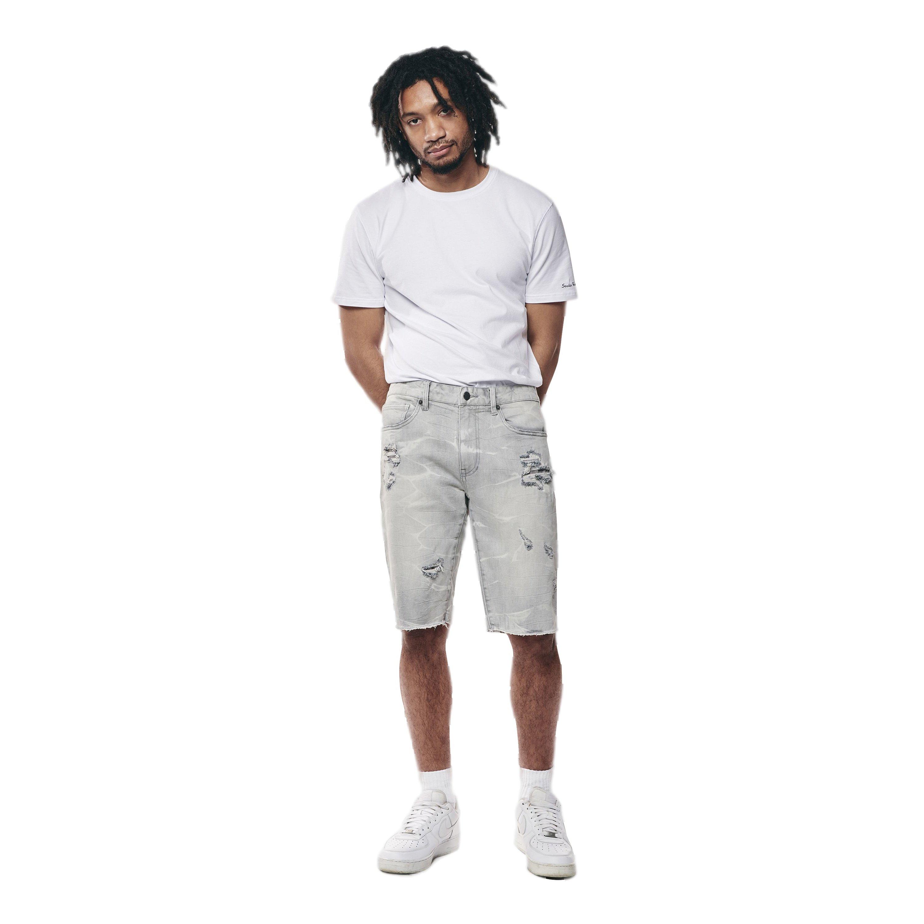 Grindhouse Essential Denim Men's Cloud Grey Shorts