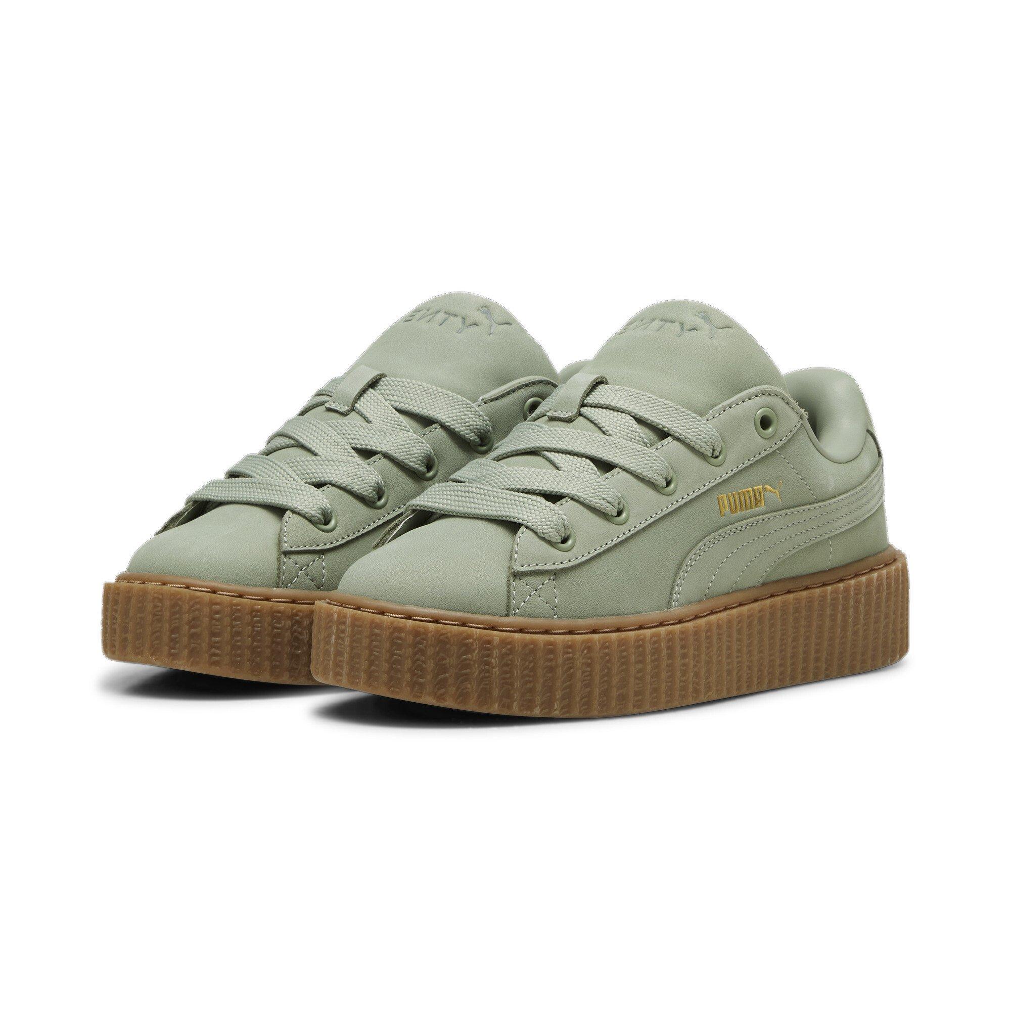 PUMA x Fenty Creeper Phatty Grade School Kids' "Earth Tone Green" Shoe