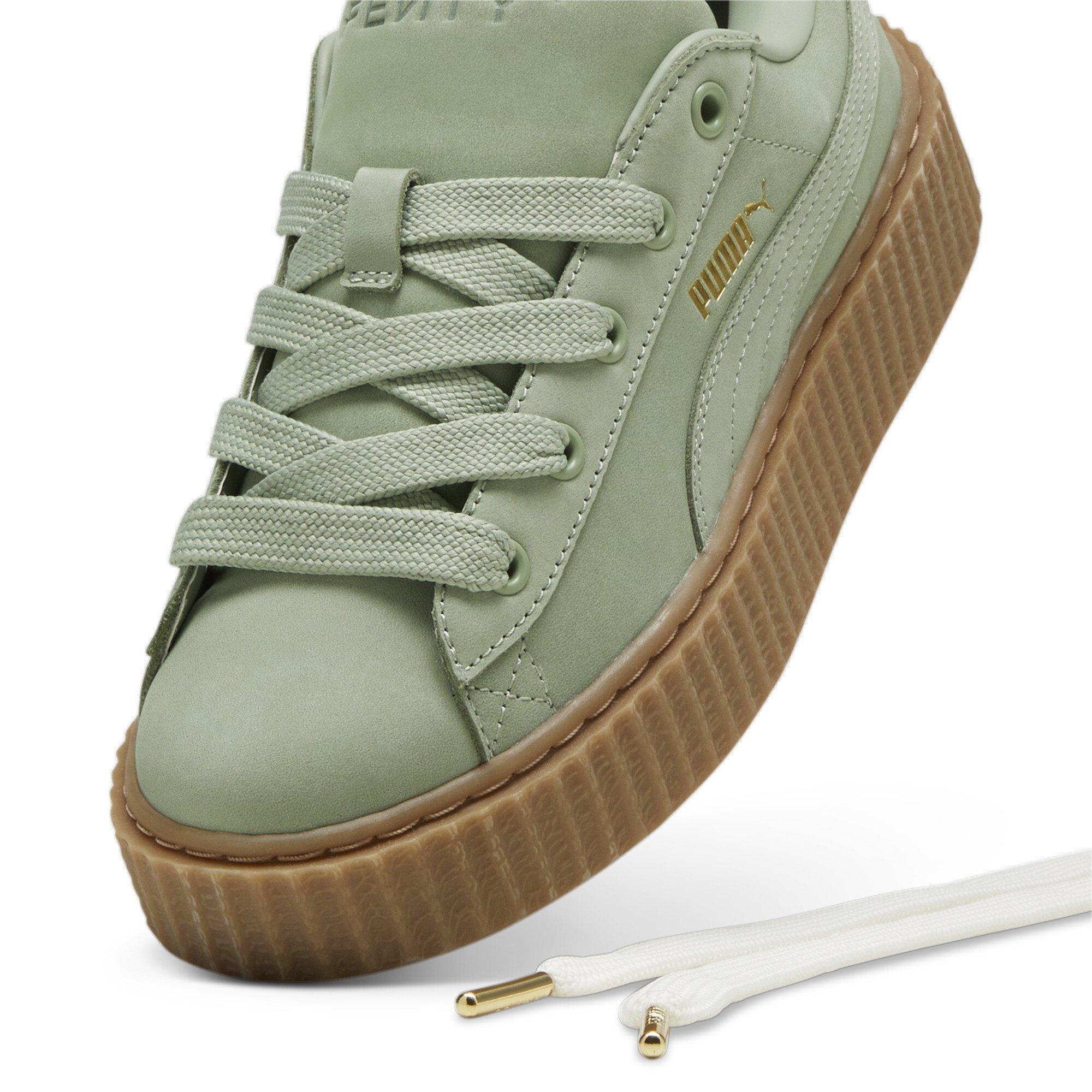 PUMA x Fenty Creeper Phatty Grade School Kids' "Earth Tone Green" Shoe