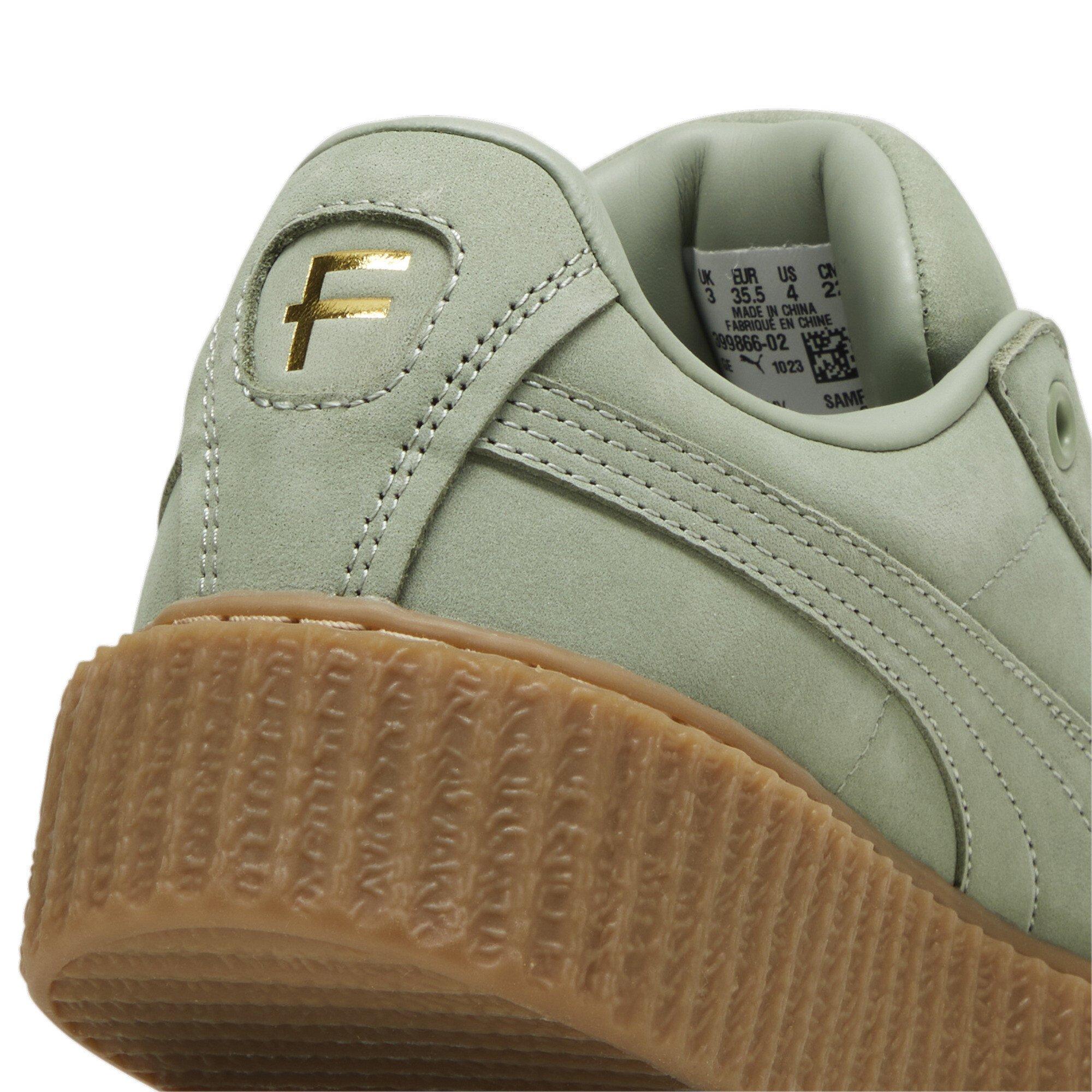 PUMA x Fenty Creeper Phatty Grade School Kids' "Earth Tone Green" Shoe