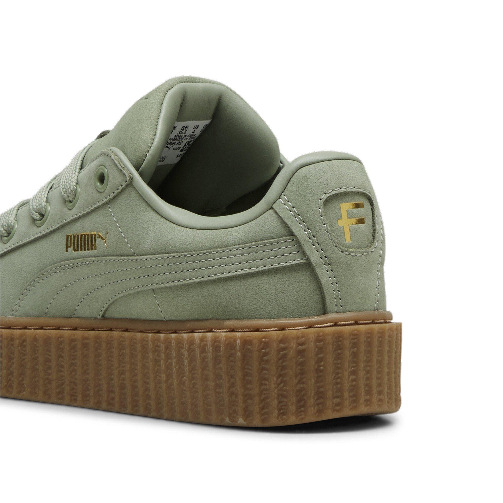 PUMA x Fenty Creeper Phatty Grade School Kids' "Earth Tone Green" Shoe