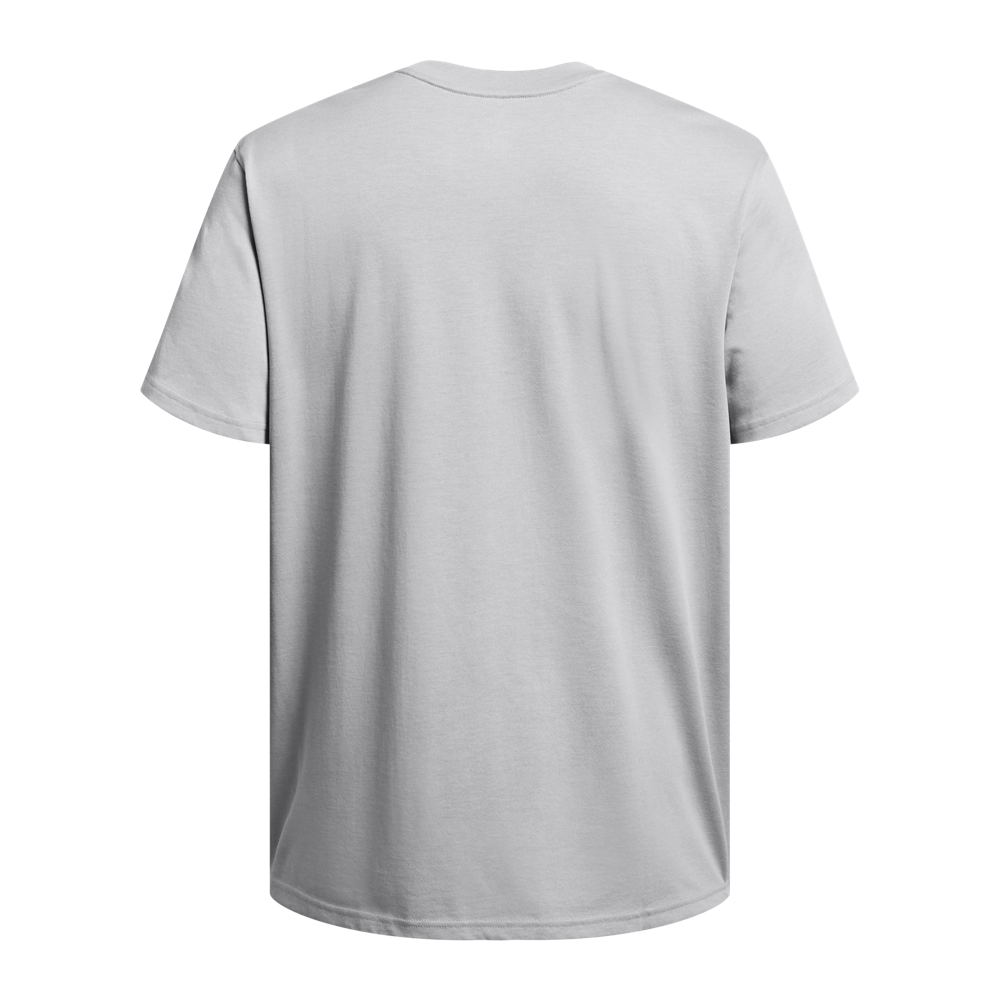 Under Armour Men's Armour Label Tee - GREY Thumbnail View 5