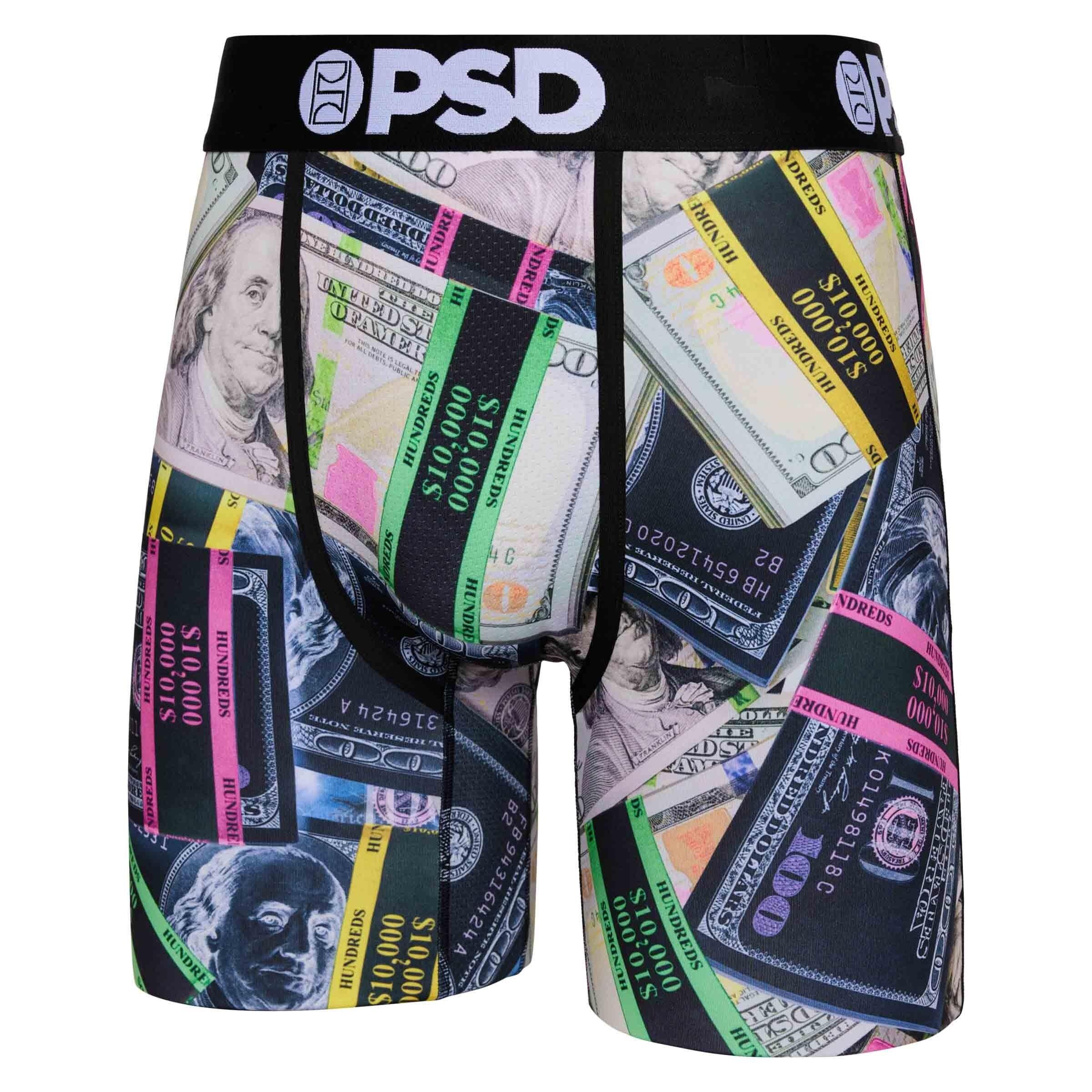 PSD Men's Neon Money Underwear-3PK - MULTI-COLOR Thumbnail View 3