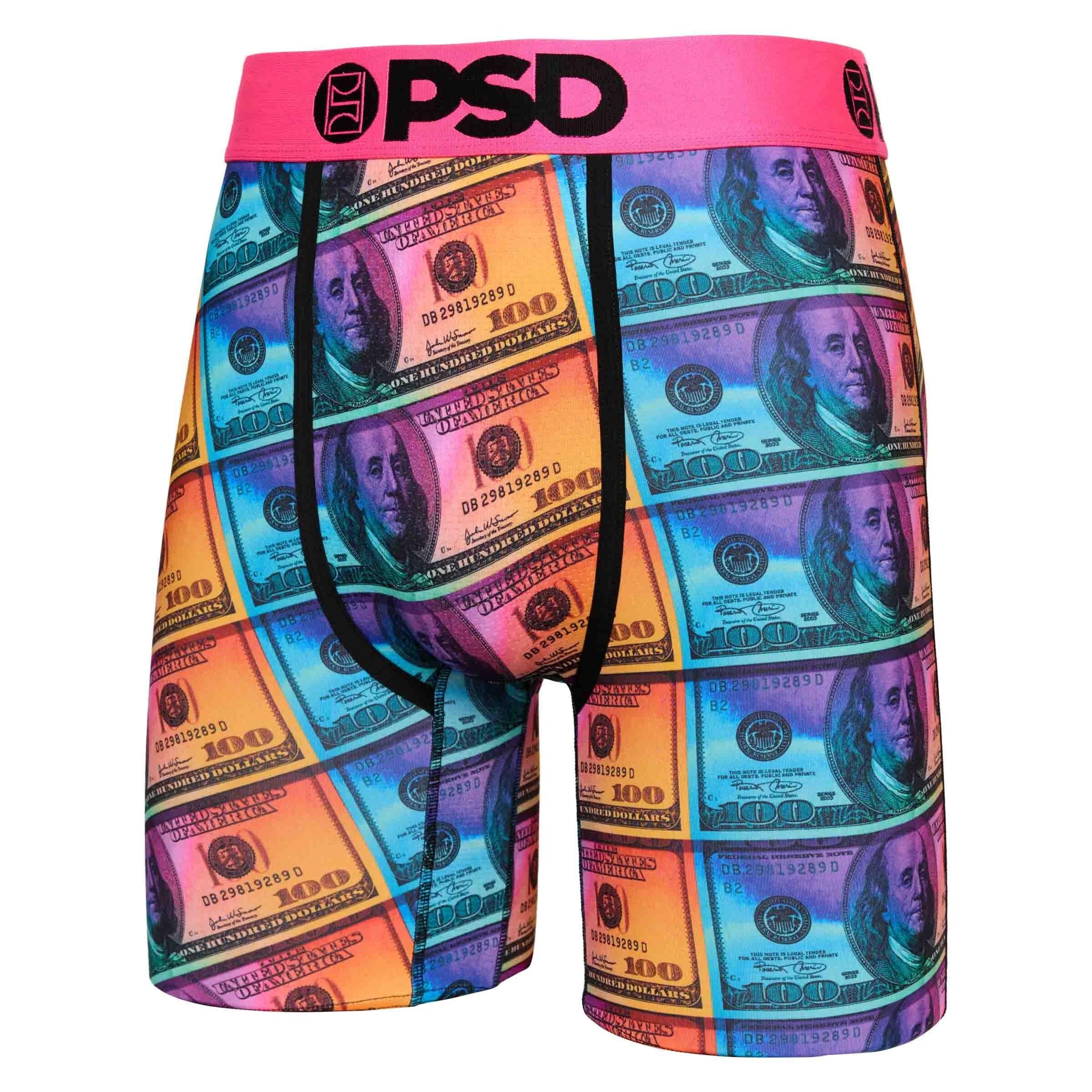 PSD Men's Neon Money Underwear-3PK - MULTI-COLOR Thumbnail View 4