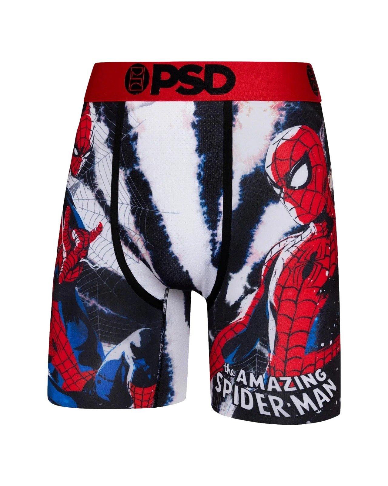PSD Men's Spider-Man Single Underwear - RED/BLACK Thumbnail View 1