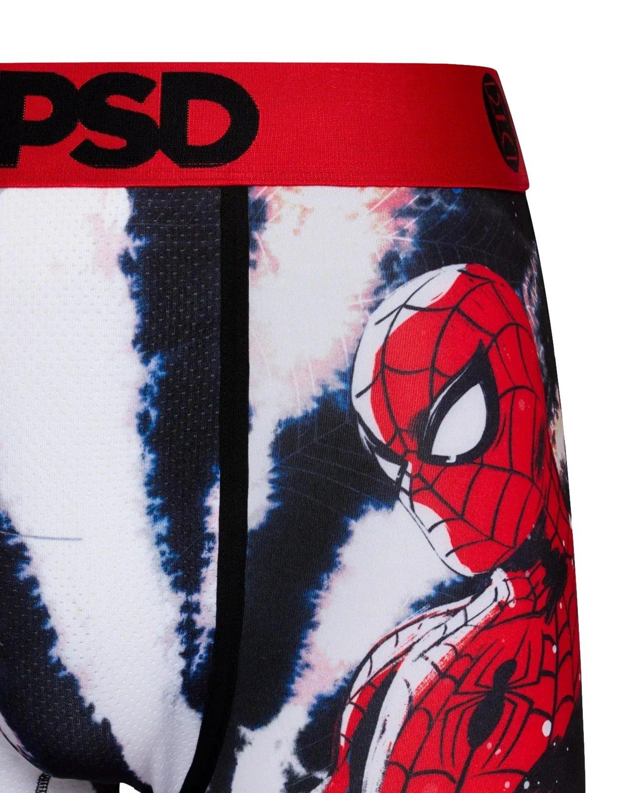 PSD Men's Spider-Man Single Underwear - RED/BLACK Thumbnail View 3